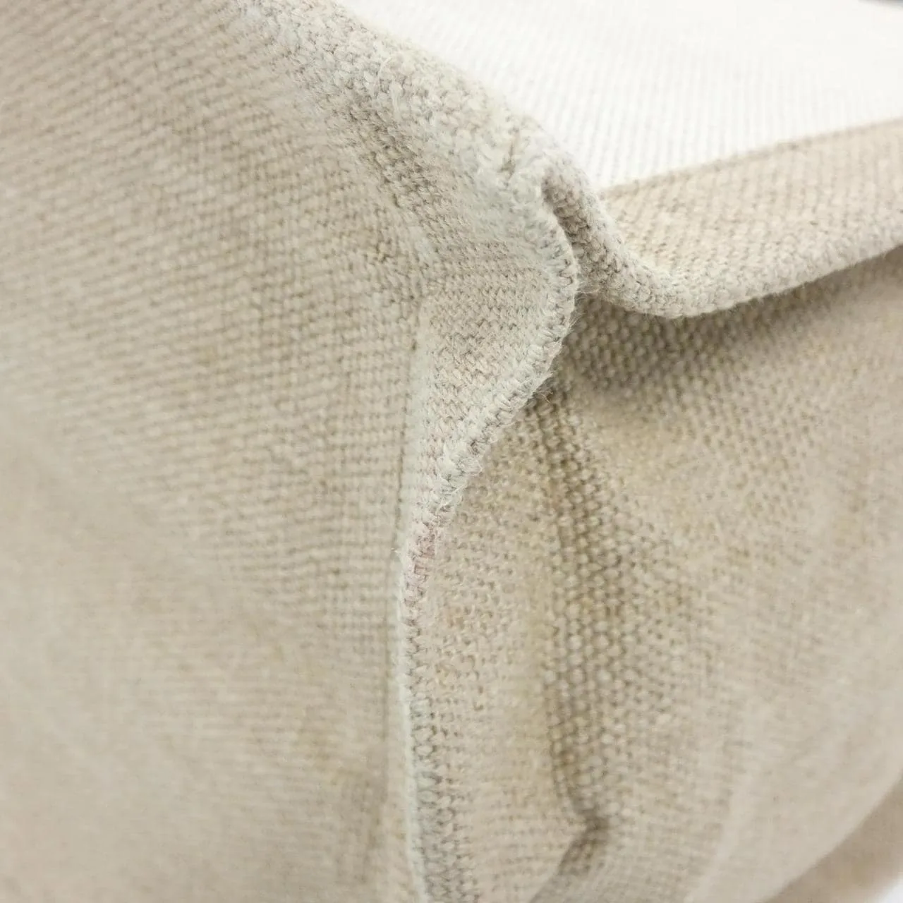 SAINT LAURENT 617481 FAABR 手提包 棉 黑色 Cotton 中古品A - 縮圖 3