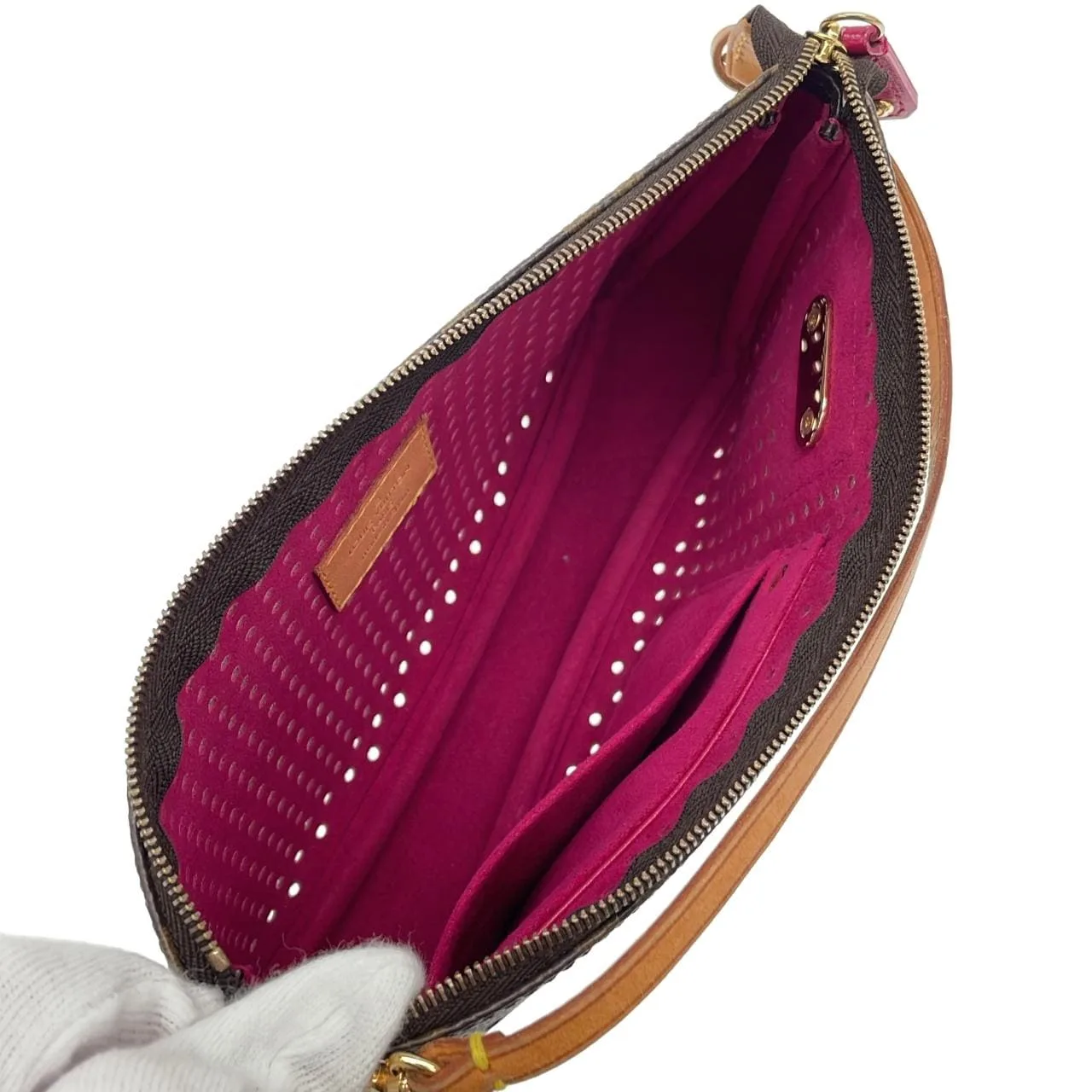 LOUIS VUITTON Pochette M95183 Pochette Monogram 黑色 Monogram 中古品A - 縮圖 7