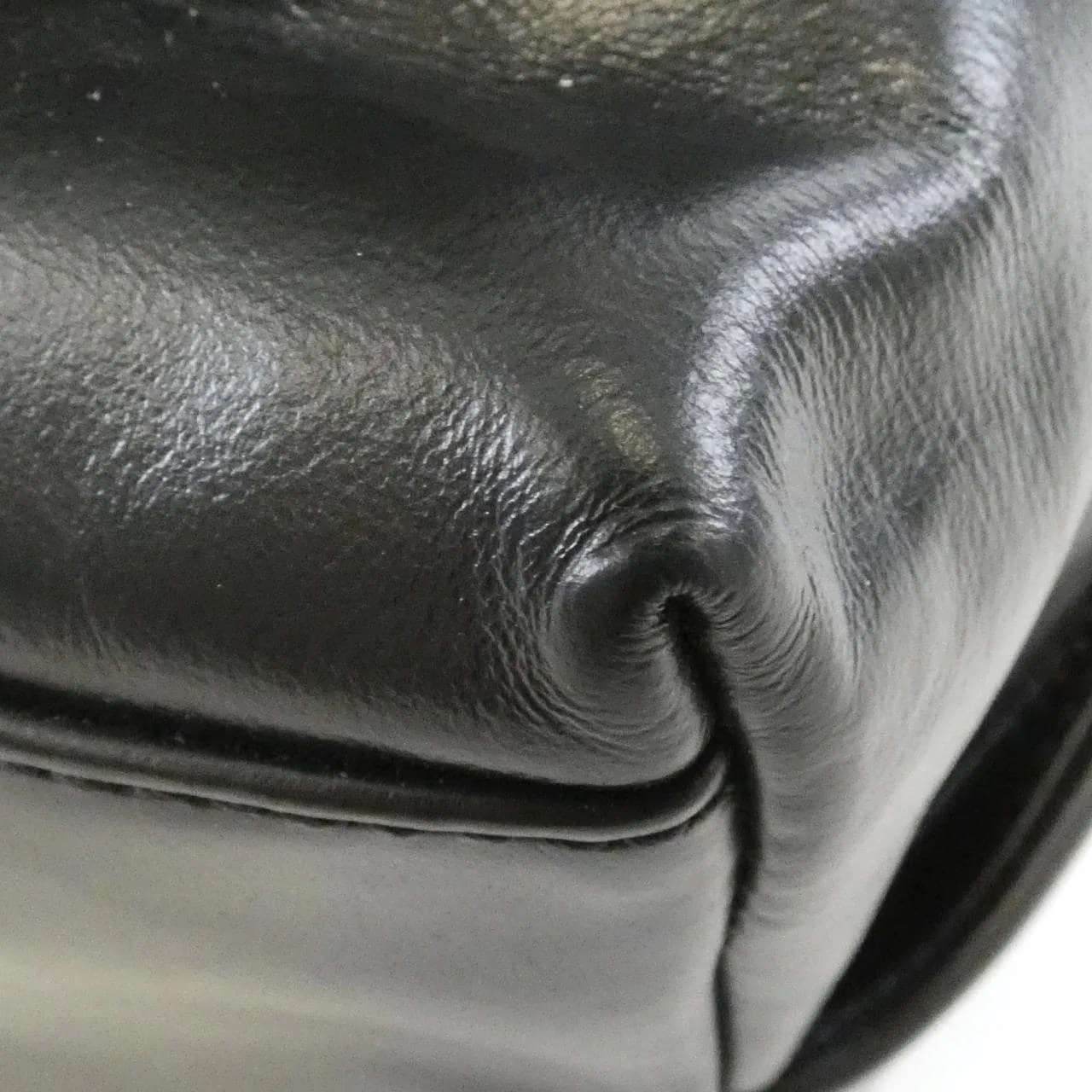 COACH CR757 背包 皮革 黑色 皮革 中古品A - 縮圖 3