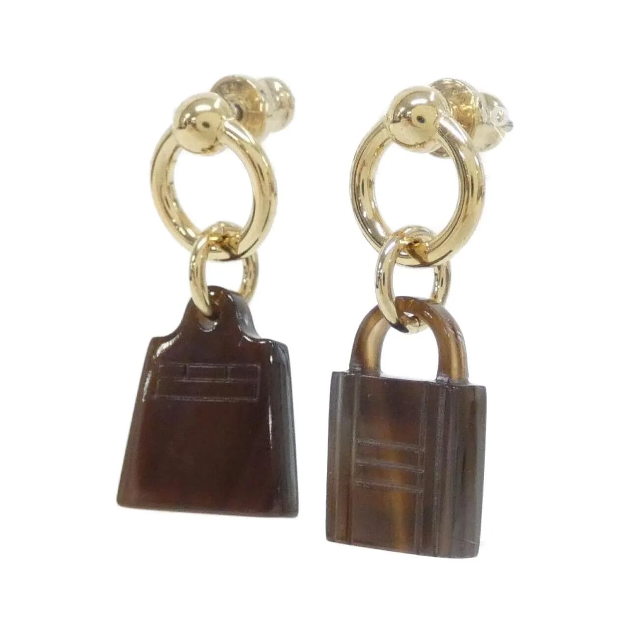 HERMES 057003FD accessories 棕色 中古品A - 縮圖 2