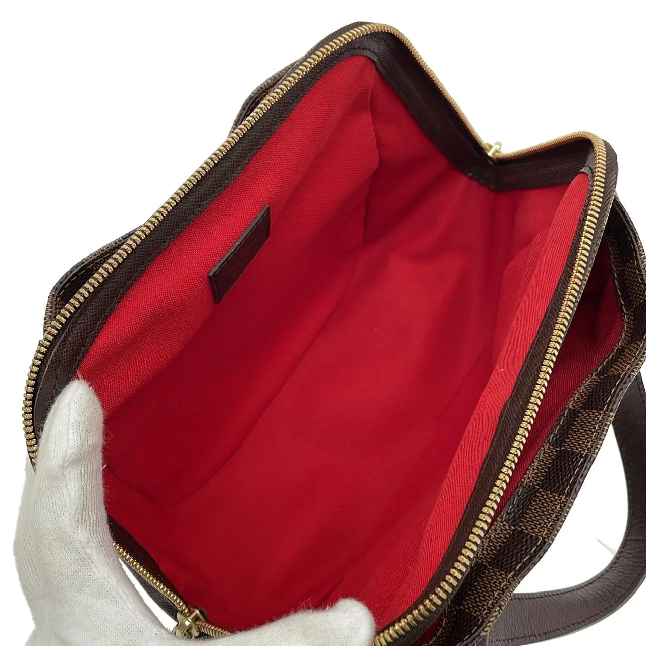 LOUIS VUITTON N51173 Handbag Damier 黑色 Damier 中古品A - 縮圖 6