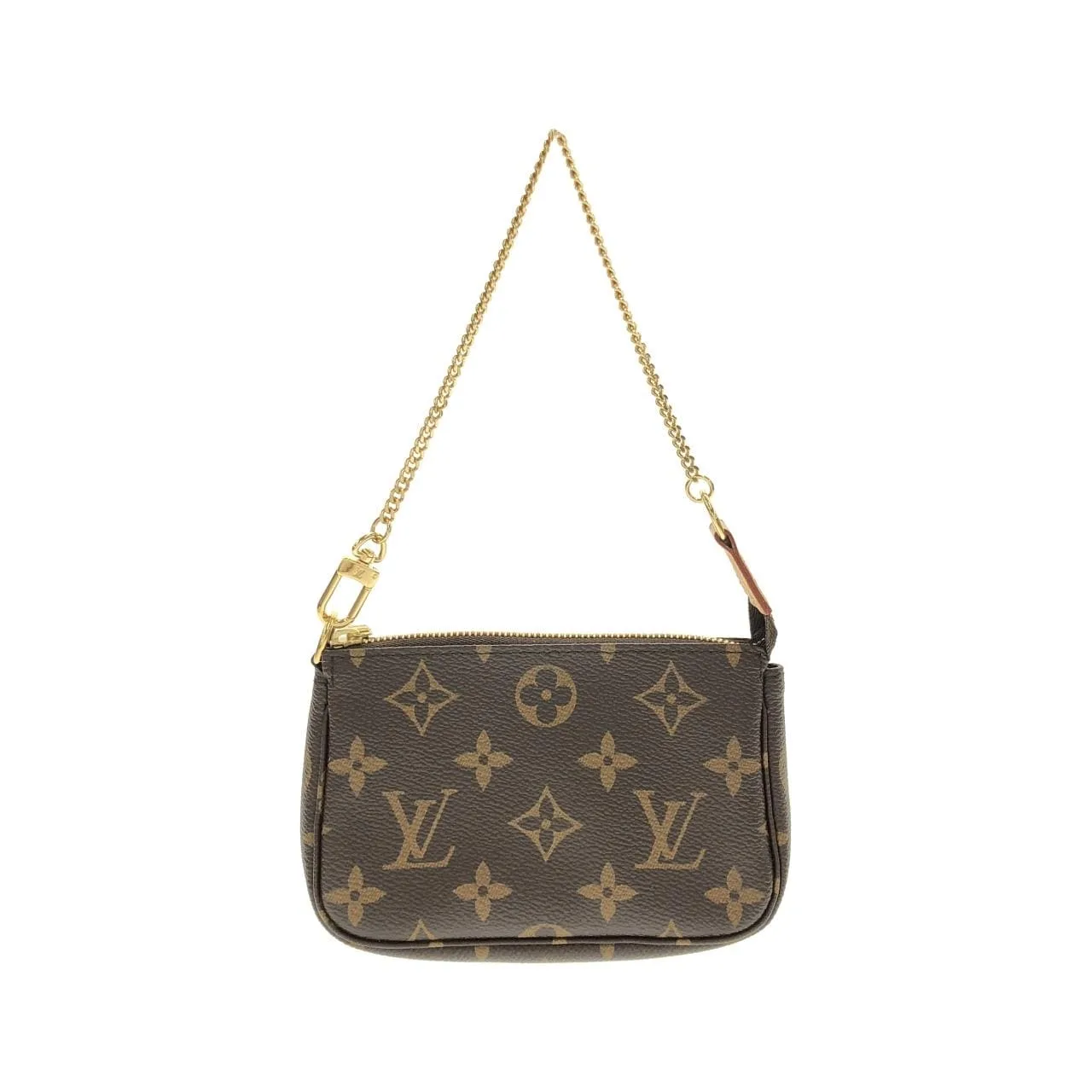 LOUIS VUITTON Pochette M58009 Pochette Monogram 黑色 Monogram 中古品A - 縮圖 2