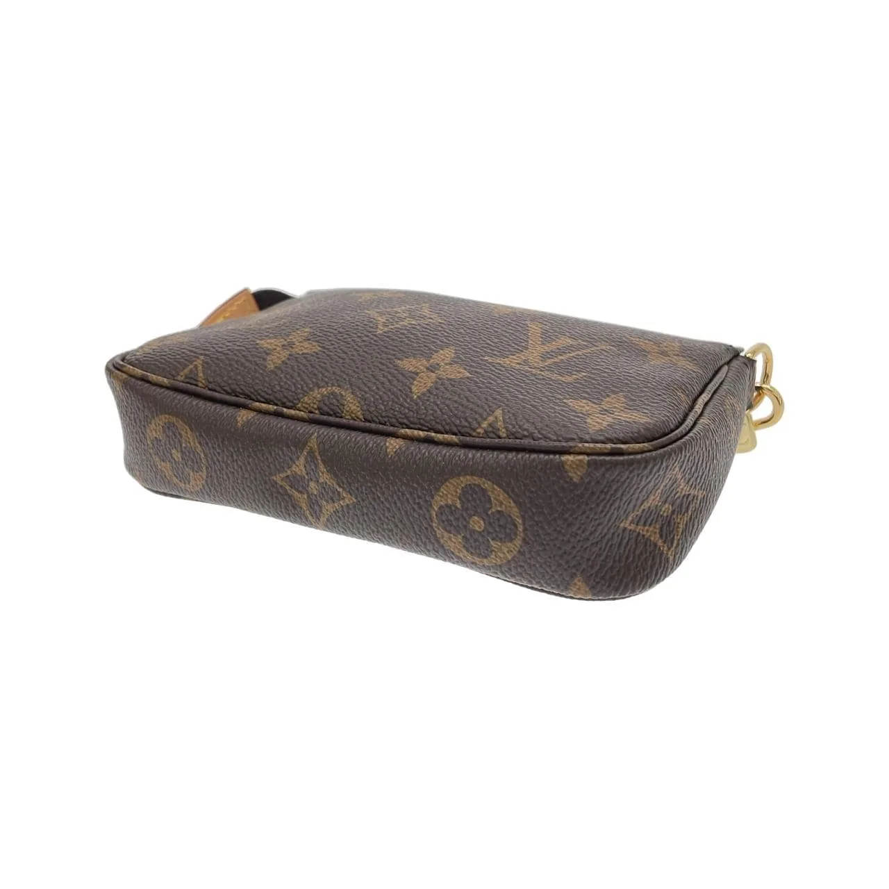 LOUIS VUITTON Pochette M58009 Pochette Monogram 黑色 Monogram 中古品A - 縮圖 3