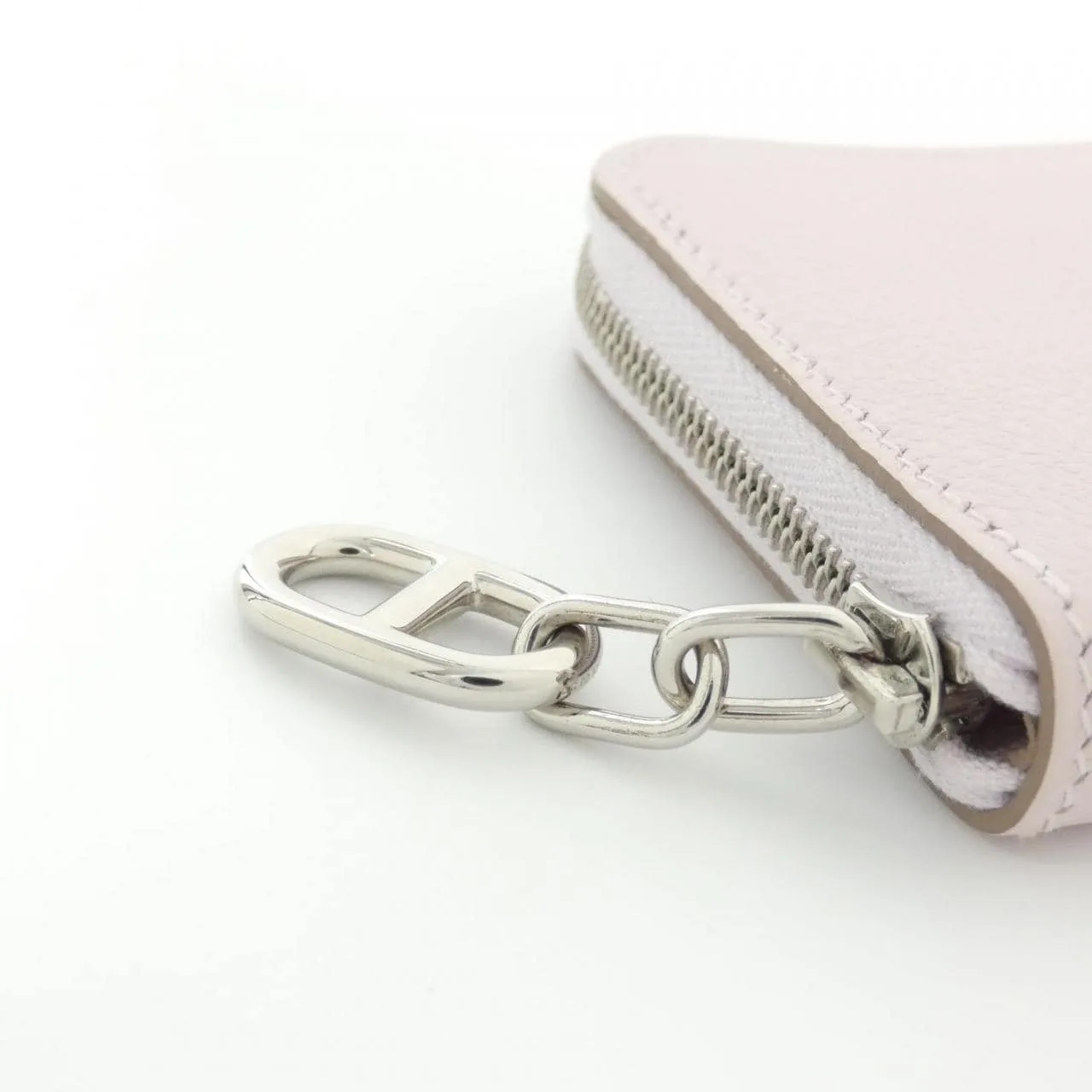 HERMES 084208CK Card Case 黑色 中古品A - 縮圖 3