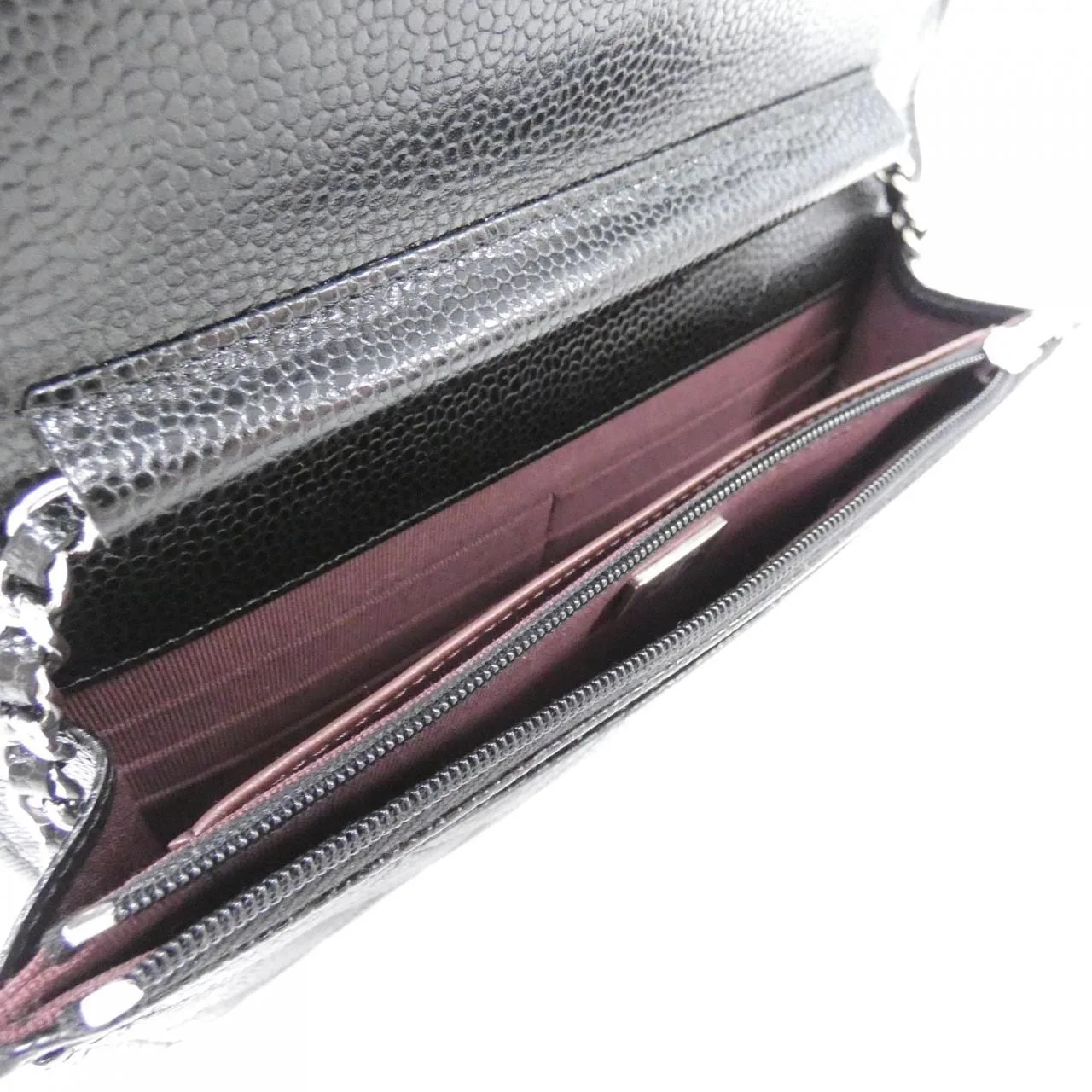 CHANEL Timeless Classic AP0250 Wallet Grained Calfskin Black Grained Calfskin Rank A - Thumbnail 9