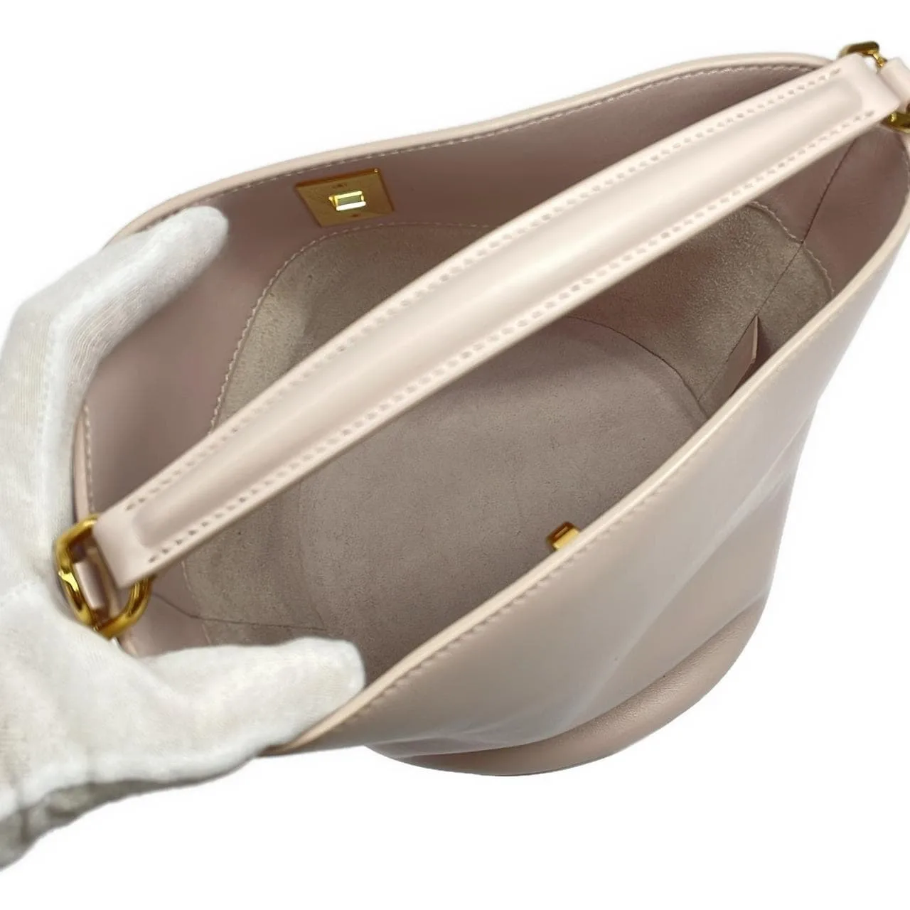 CELINE 197573CR4 手提包 金色 中古品A - 縮圖 7