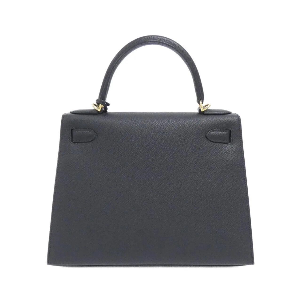 HERMES Kelly 042319CC Handbag Epsom Black Epsom Leather Rank A - Thumbnail 2