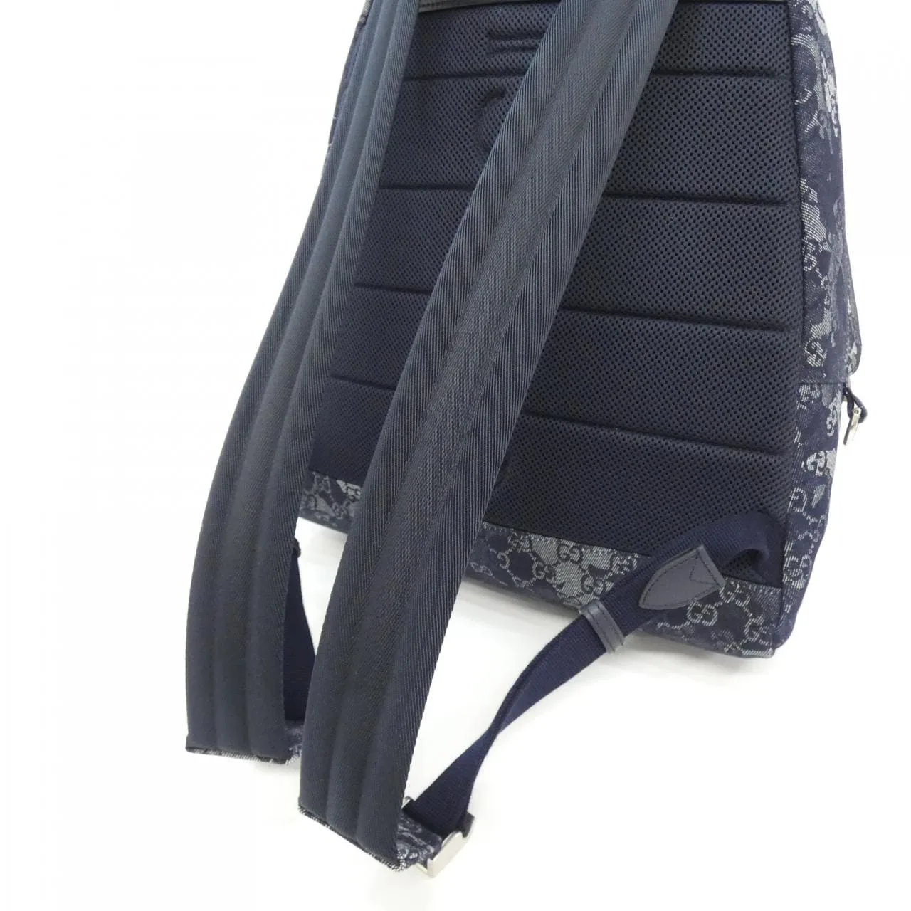 GUCCI 849008 FAE90 Backpack Denim 黑色 牛仔布 中古品A - 縮圖 7