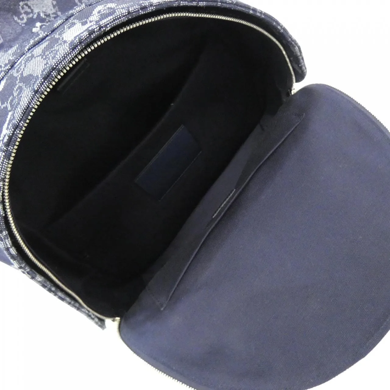 GUCCI 849008 FAE90 Backpack Denim 黑色 牛仔布 中古品A - 縮圖 8