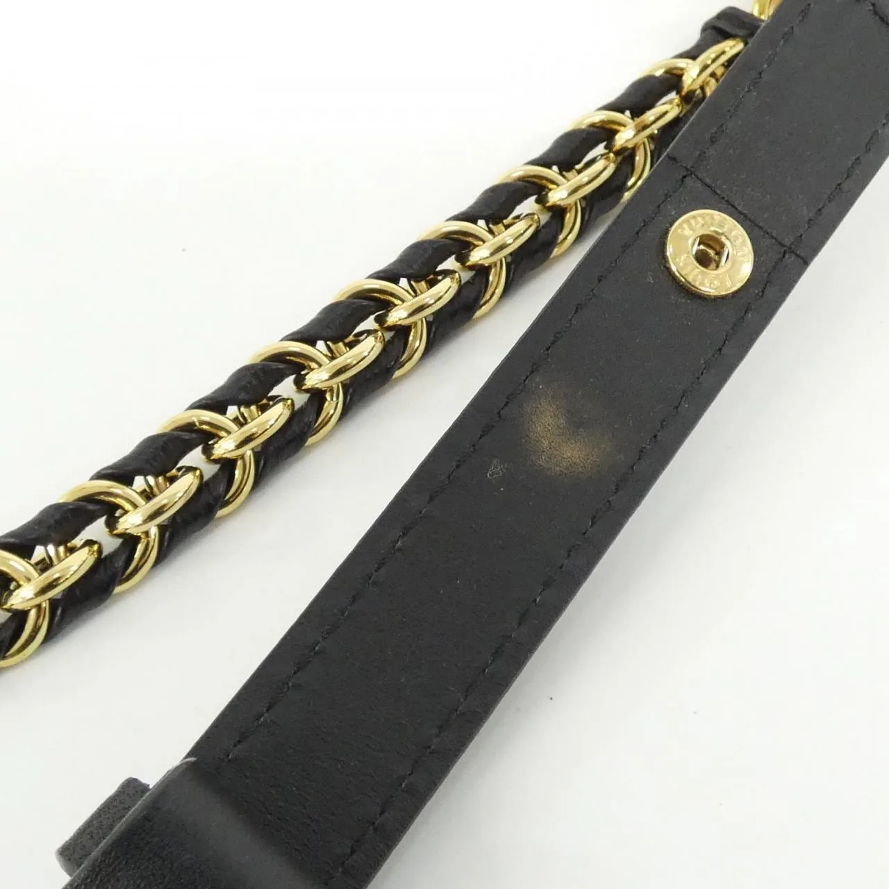 LOUIS VUITTON Pochette M45777 Shoulder Monogram 黑色 Monogram 中古品A - 縮圖 8