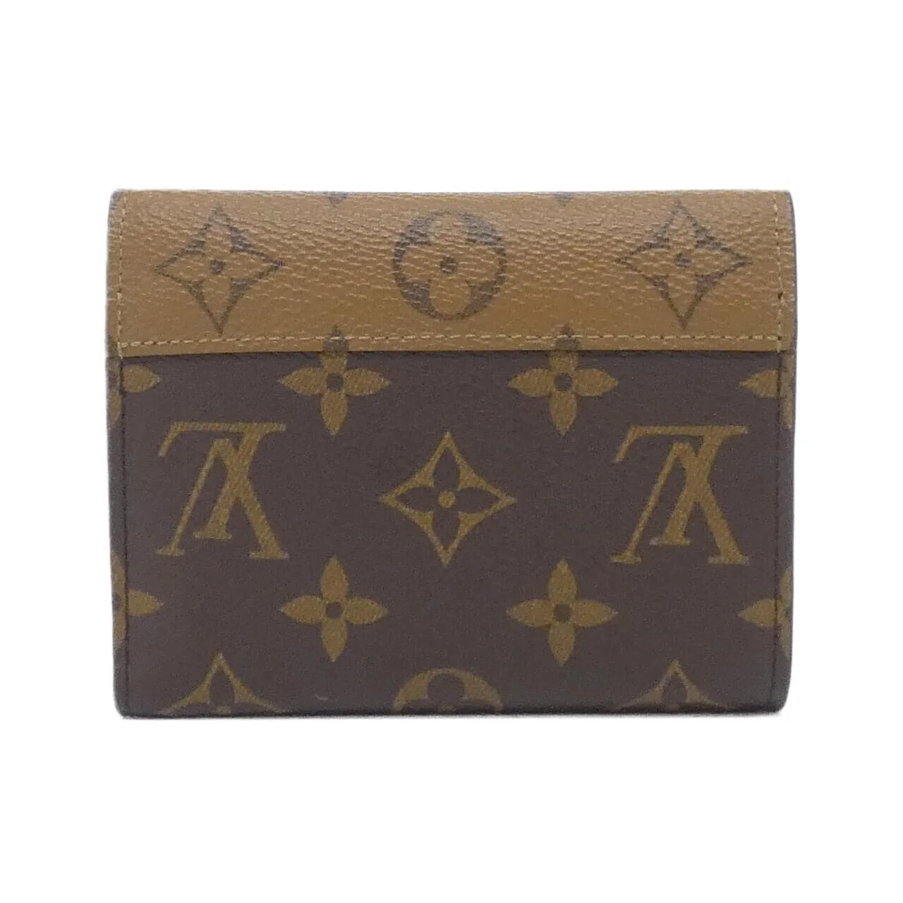 LOUIS VUITTON M81557 Wallet Monogram 黑色 Monogram 中古品A - 縮圖 2