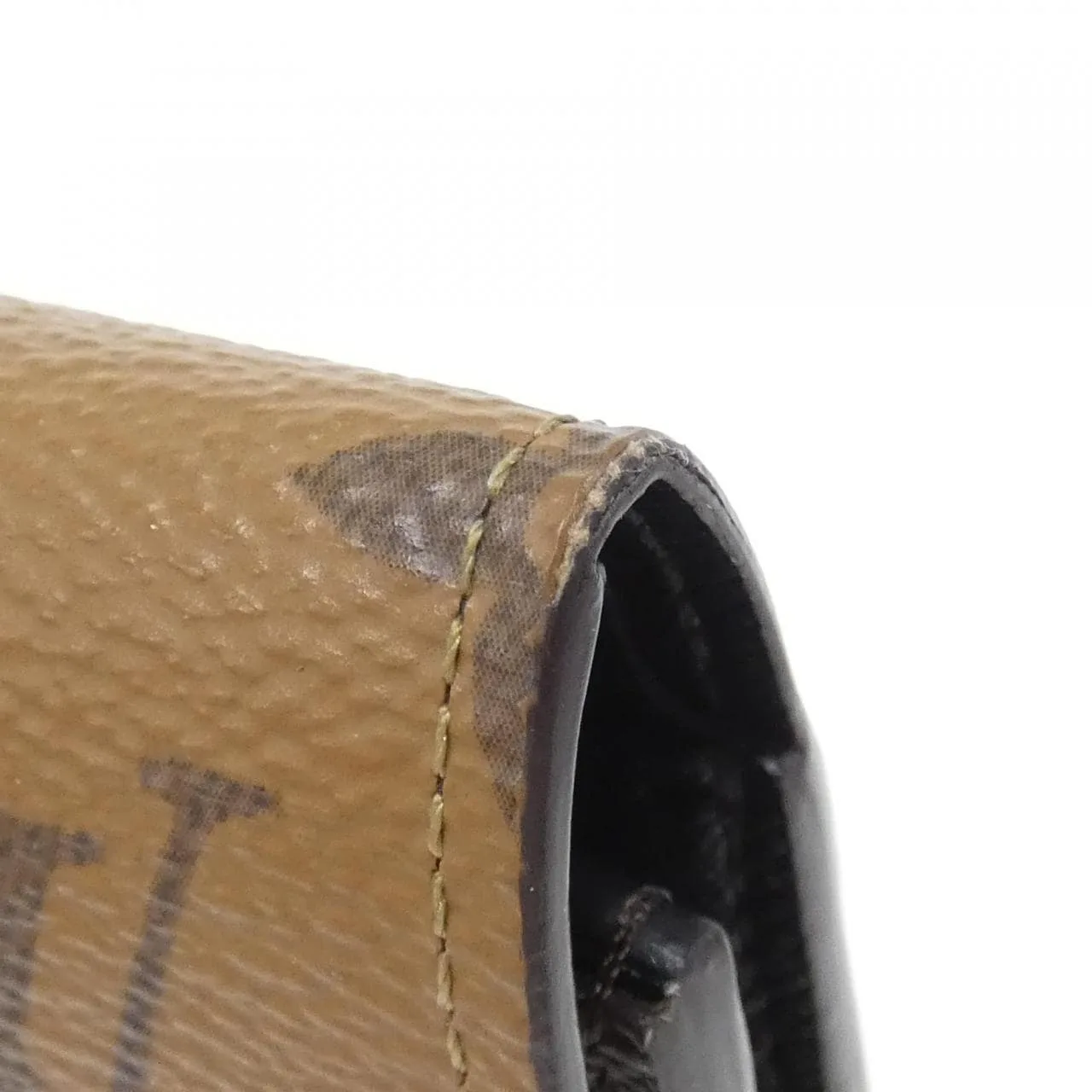 LOUIS VUITTON M81557 Wallet Monogram 黑色 Monogram 中古品A - 縮圖 4