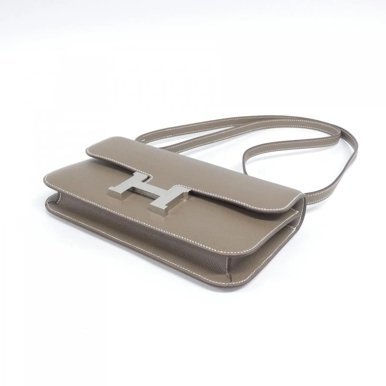 HERMES Constance 085425CK Shoulder Epsom Etoupe Epsom Leather Unused - Thumbnail 3