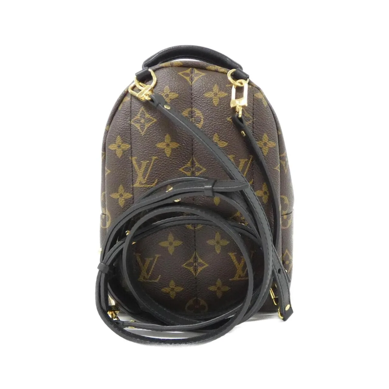 LOUIS VUITTON Palm Springs M44873 Backpack Monogram 黑色 Monogram 中古品A - 縮圖 2