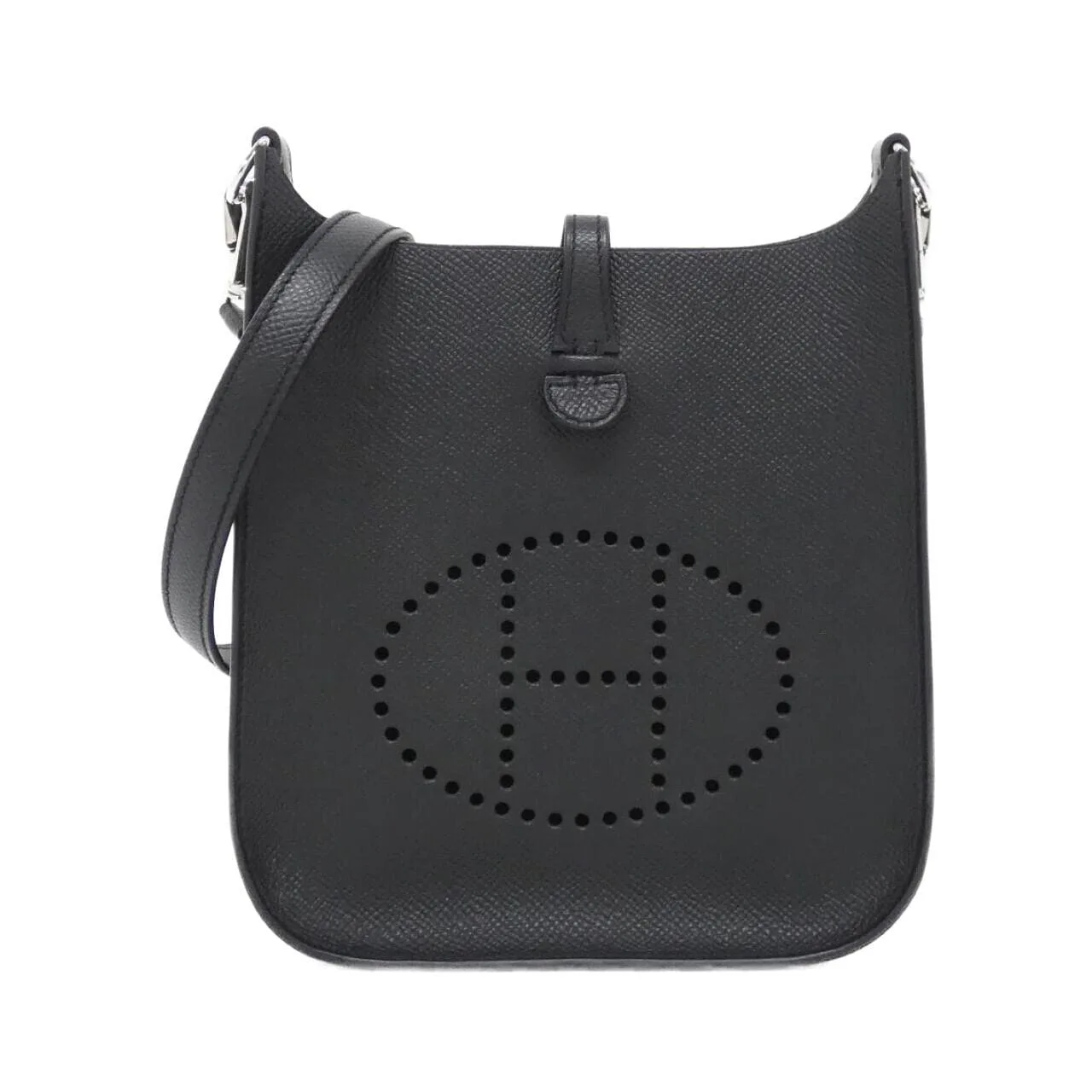HERMES Evelyne 087080CK Shoulder Epsom Black