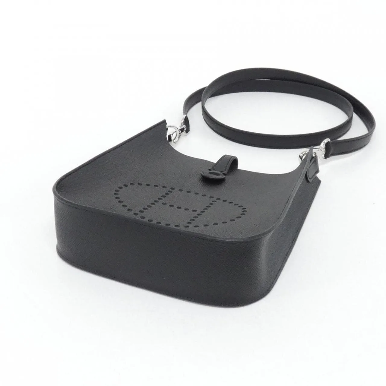 HERMES Evelyne 087080CK Shoulder Epsom Black Epsom Leather Rank A - Thumbnail 3