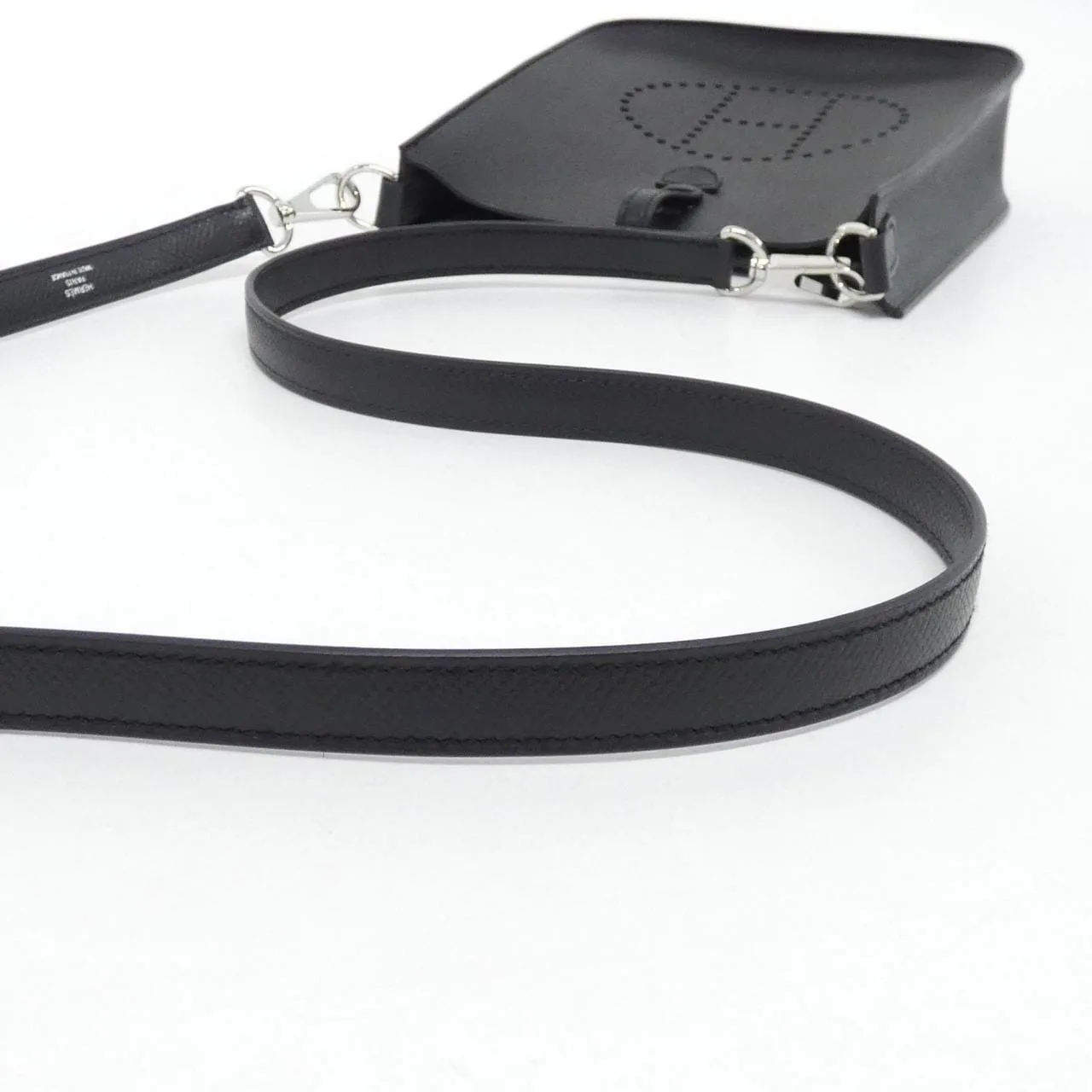 HERMES Evelyne 087080CK Shoulder Epsom Black Epsom Leather Rank A - Thumbnail 5