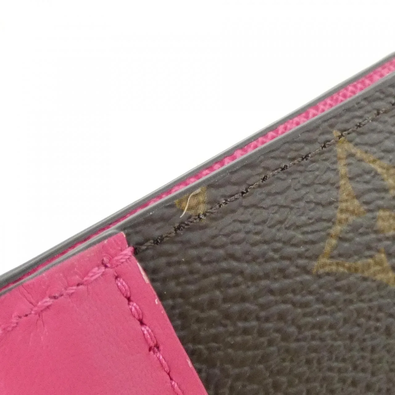 LOUIS VUITTON M12831 Card Case Monogram 粉色 Monogram 中古品A - 縮圖 3