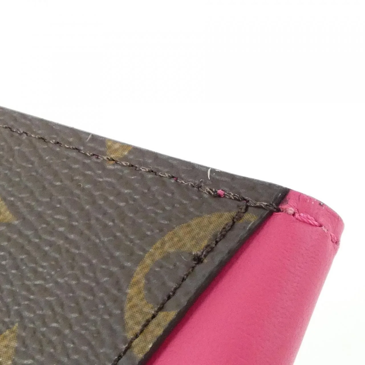 LOUIS VUITTON M12831 Card Case Monogram 粉色 Monogram 中古品A - 縮圖 5