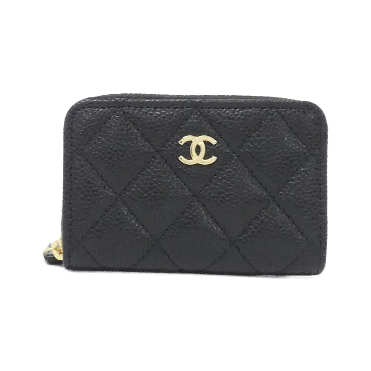 CHANEL Timeless Classic AP0216 Coin Case Grained Calfskin 黑色