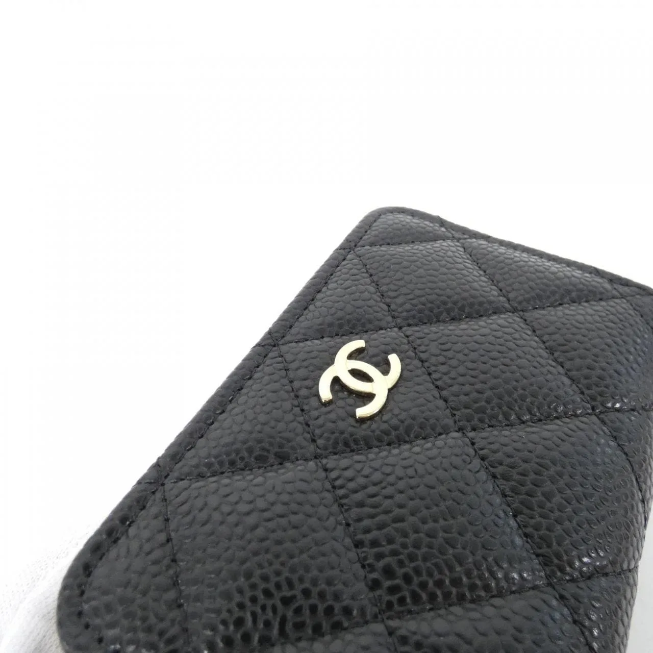 CHANEL Timeless Classic AP0216 Coin Case Grained Calfskin 黑色 荔枝紋牛皮 未使用品 - 縮圖 4