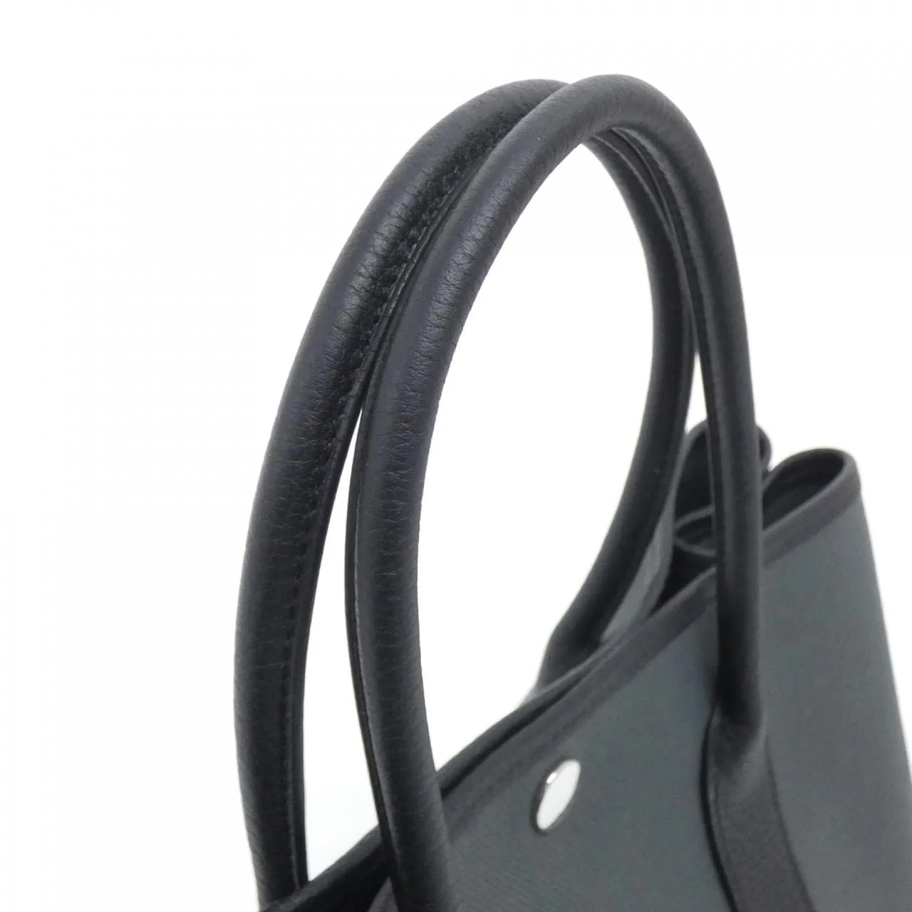 HERMES Garden Party 069573CK Tote Black Unused - Thumbnail 3