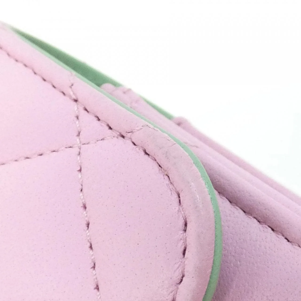 CHANEL Chanel 19 AP3226 Wallet Lambskin Green Lambskin Rank A - Thumbnail 5