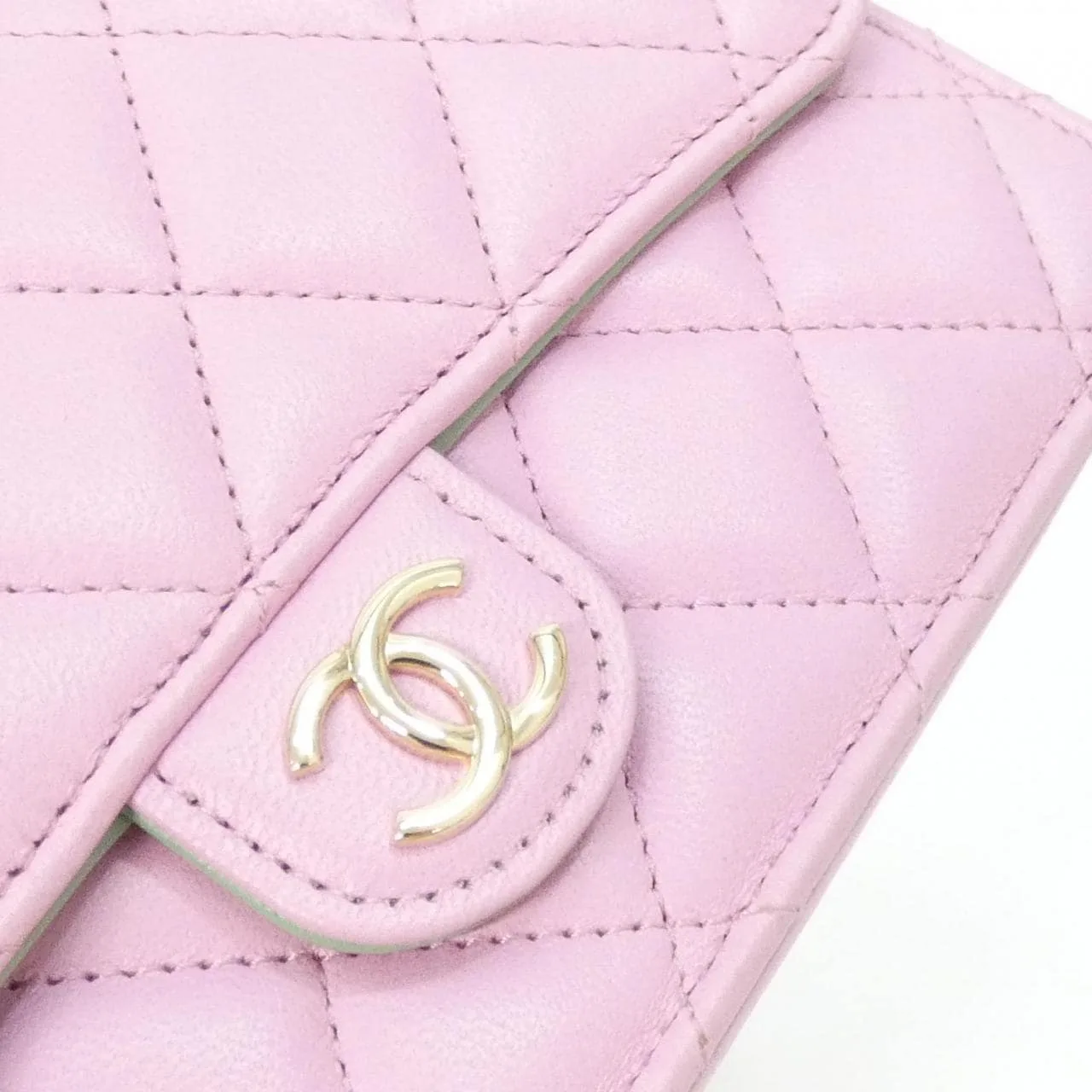 CHANEL Chanel 19 AP3226 Wallet Lambskin Green Lambskin Rank A - Thumbnail 8