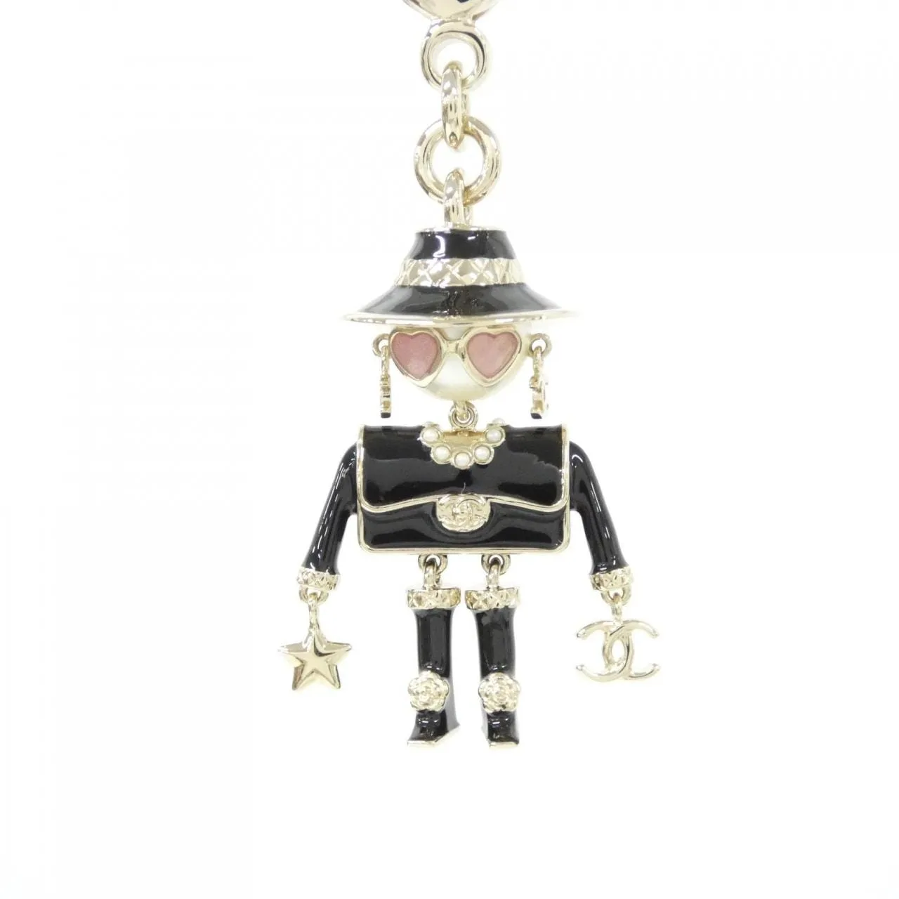 CHANEL ABG014 Key Case 黑色 中古品A - 縮圖 2