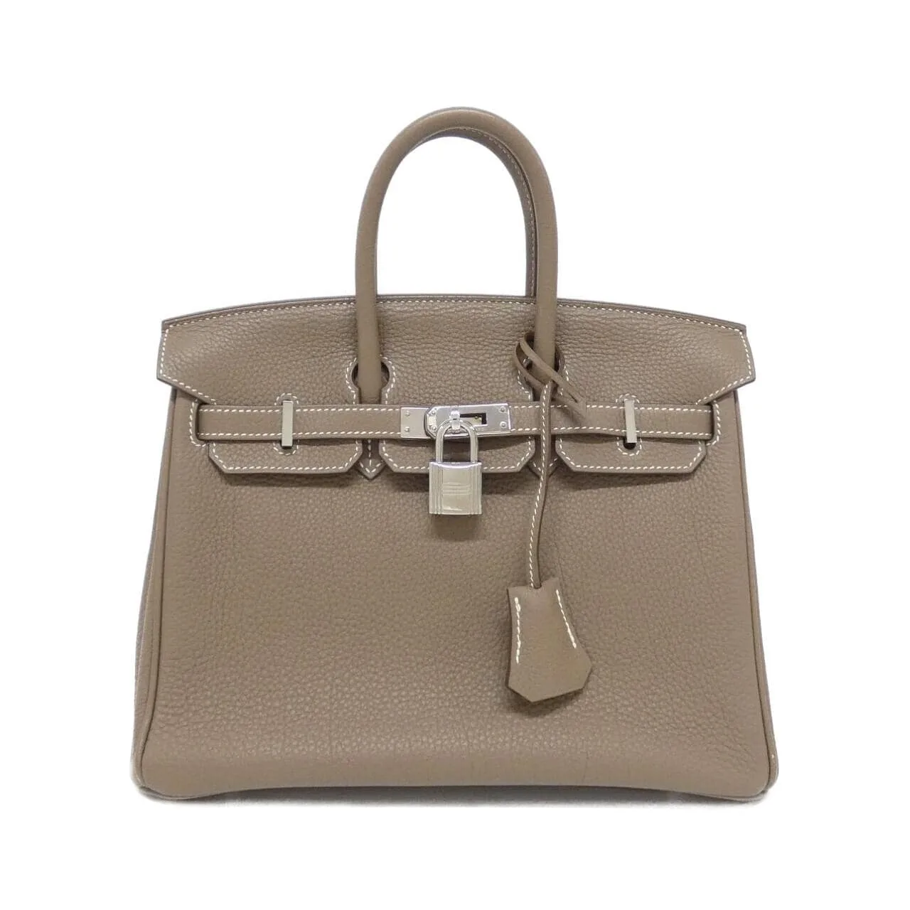 HERMES Birkin 041344CK Handbag Togo Etoupe