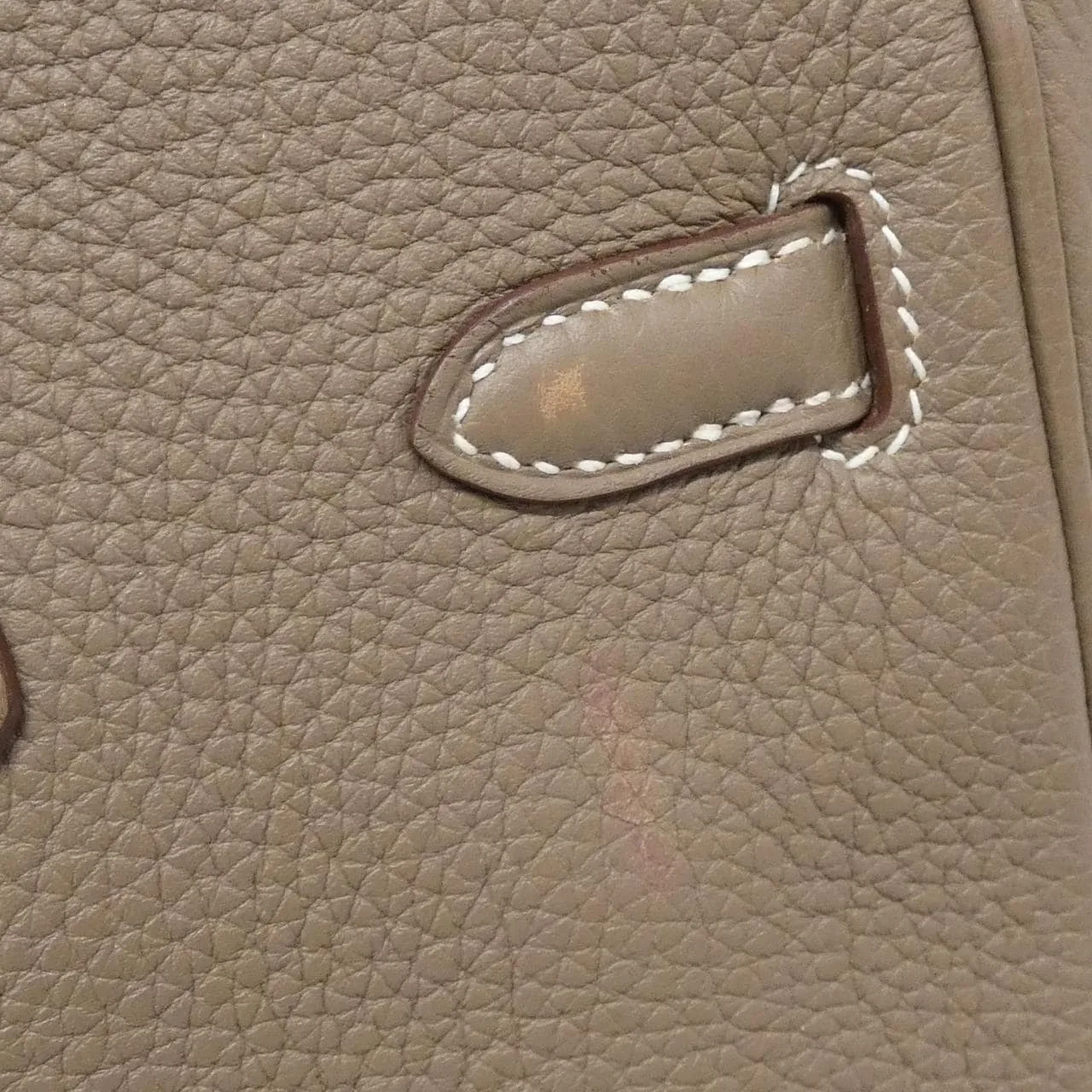 HERMES Birkin 041344CK Handbag Togo Etoupe Togo Leather Rank A - Thumbnail 4
