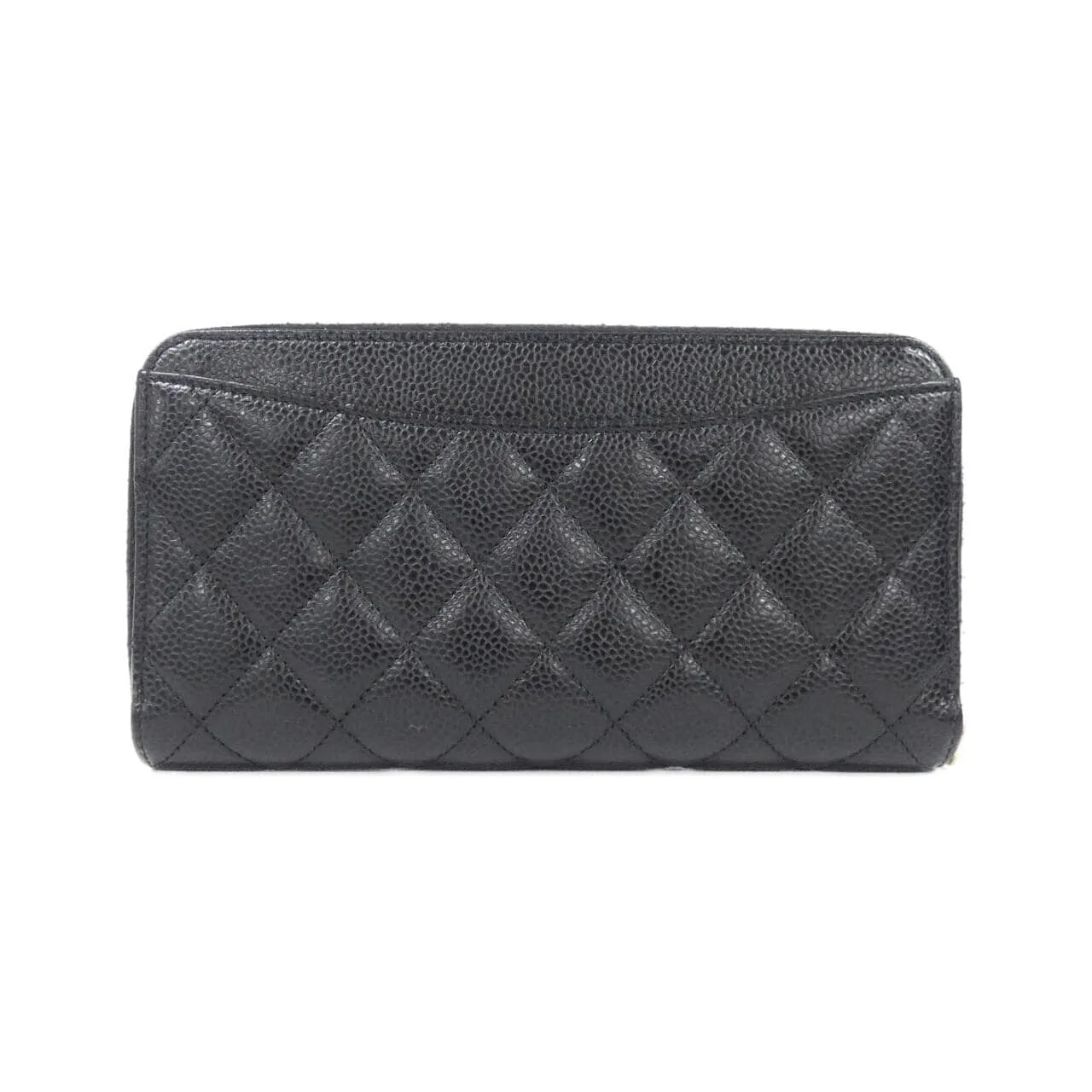 CHANEL Timeless Classic AP0242 Wallet Grained Calfskin 黑色 荔枝紋牛皮 中古品B - 縮圖 2