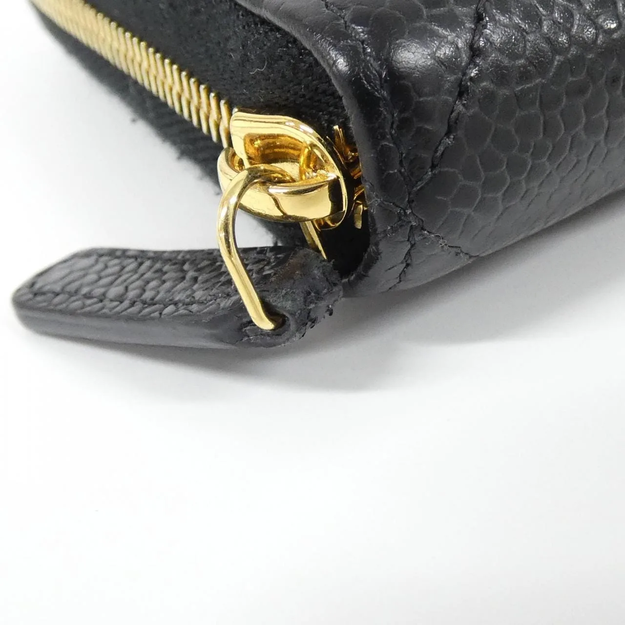 CHANEL Timeless Classic AP0242 Wallet Grained Calfskin 黑色 荔枝紋牛皮 中古品B - 縮圖 6