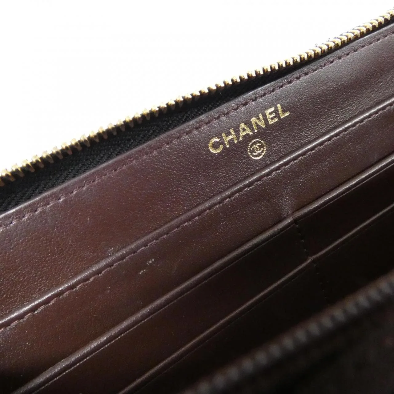 CHANEL Timeless Classic AP0242 Wallet Grained Calfskin 黑色 荔枝紋牛皮 中古品B - 縮圖 8