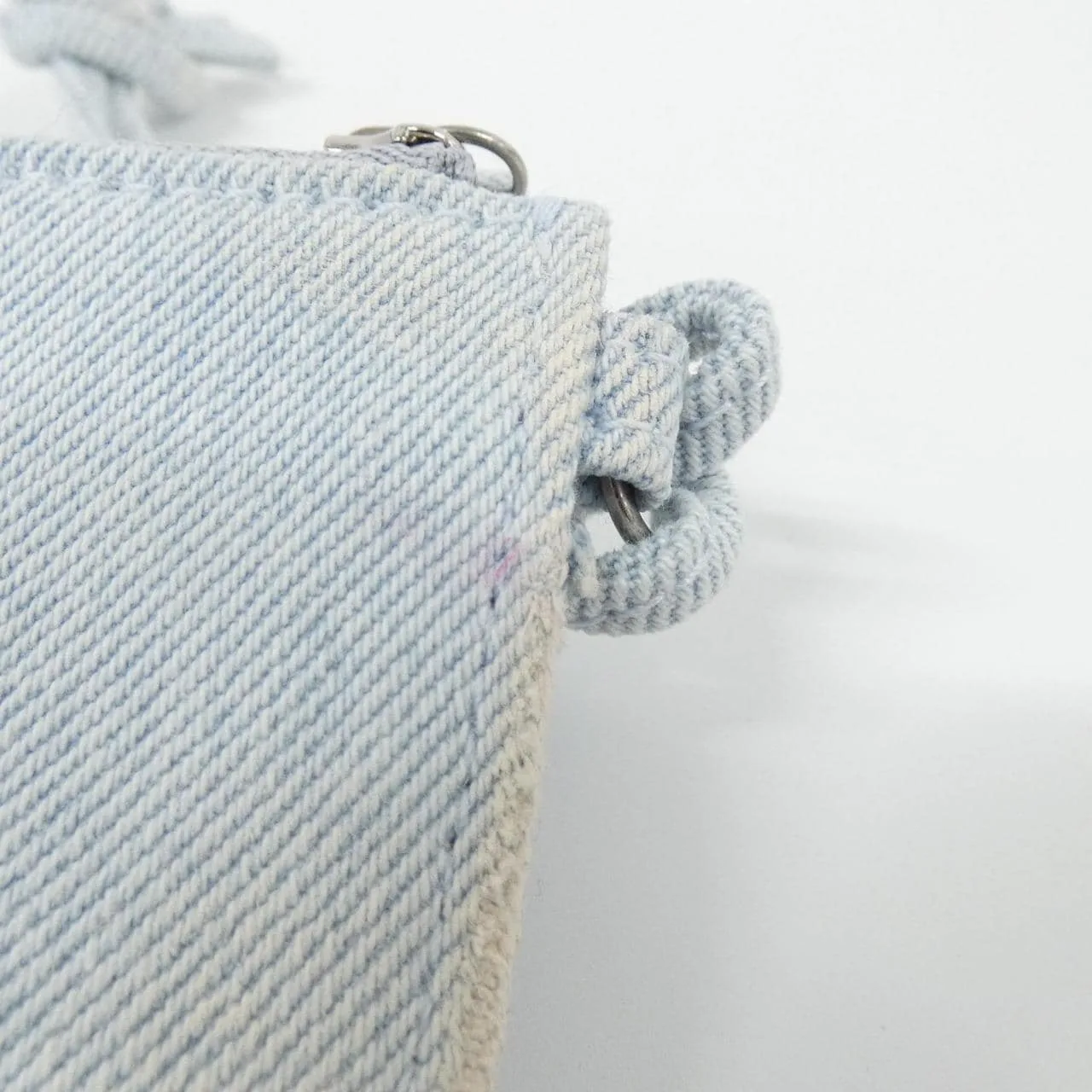 BALENCIAGA Le Cagole 776769 Coin Case Denim 藍色 牛仔布 中古品A - 縮圖 3