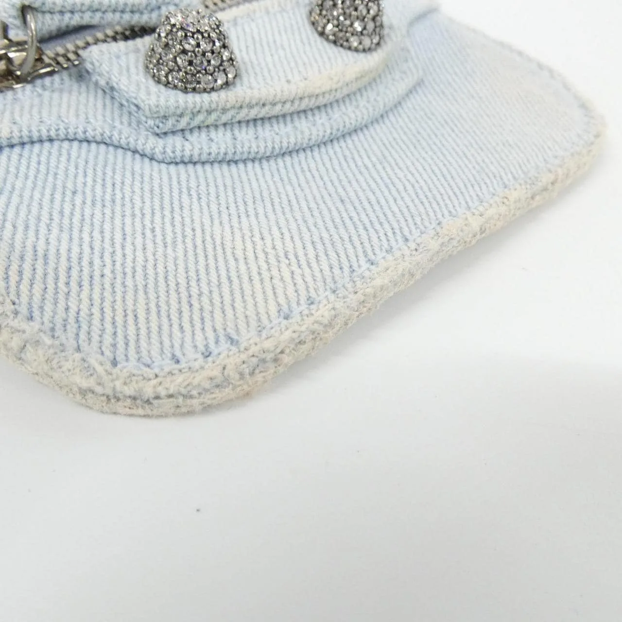 BALENCIAGA Le Cagole 776769 Coin Case Denim 藍色 牛仔布 中古品A - 縮圖 4