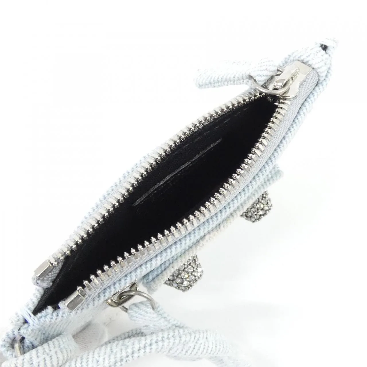 BALENCIAGA Le Cagole 776769 Coin Case Denim 藍色 牛仔布 中古品A - 縮圖 7