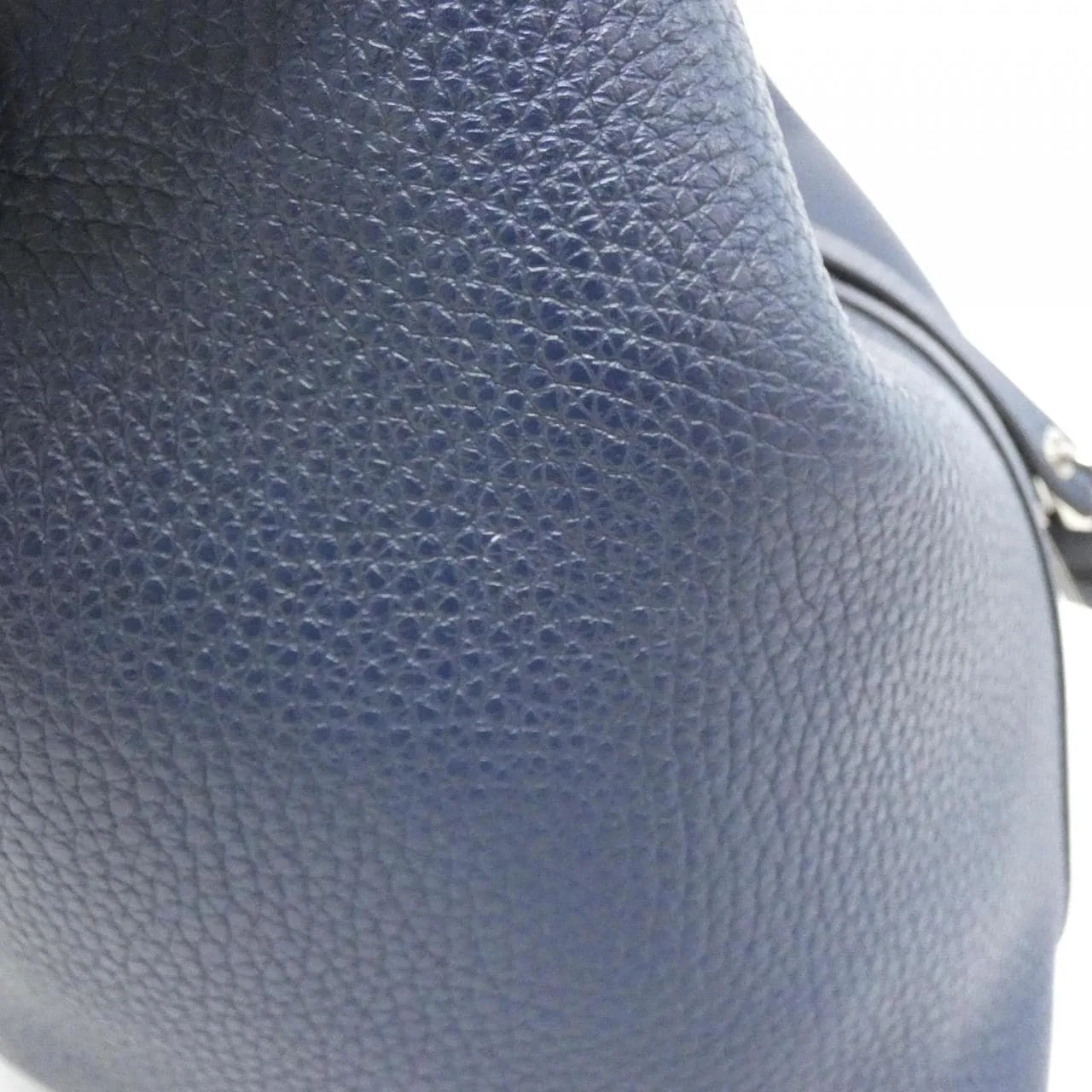 HERMES Picotin 056289CK Handbag Clemence Blue Clemence Leather Rank A - Thumbnail 3