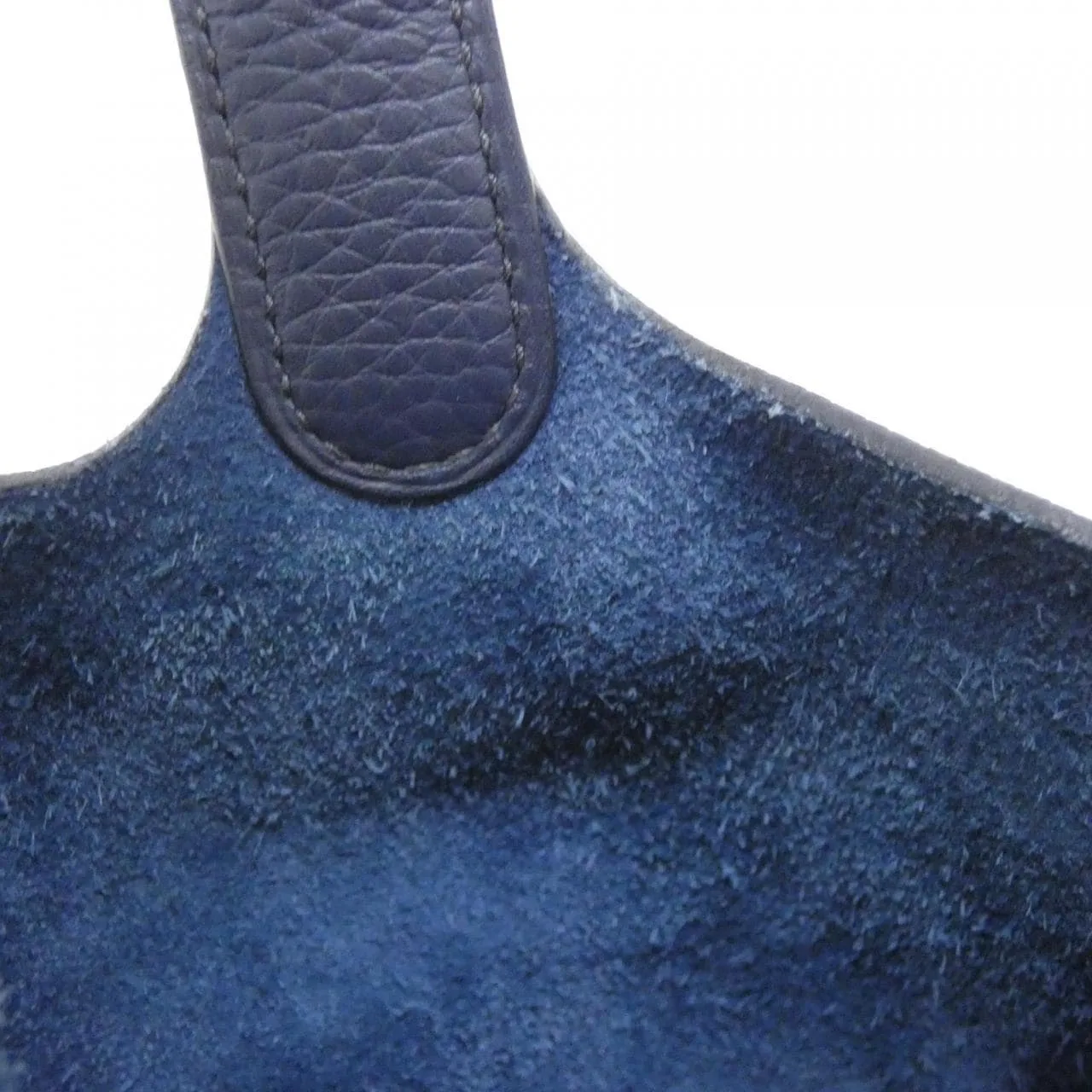 HERMES Picotin 056289CK Handbag Clemence Blue Clemence Leather Rank A - Thumbnail 7