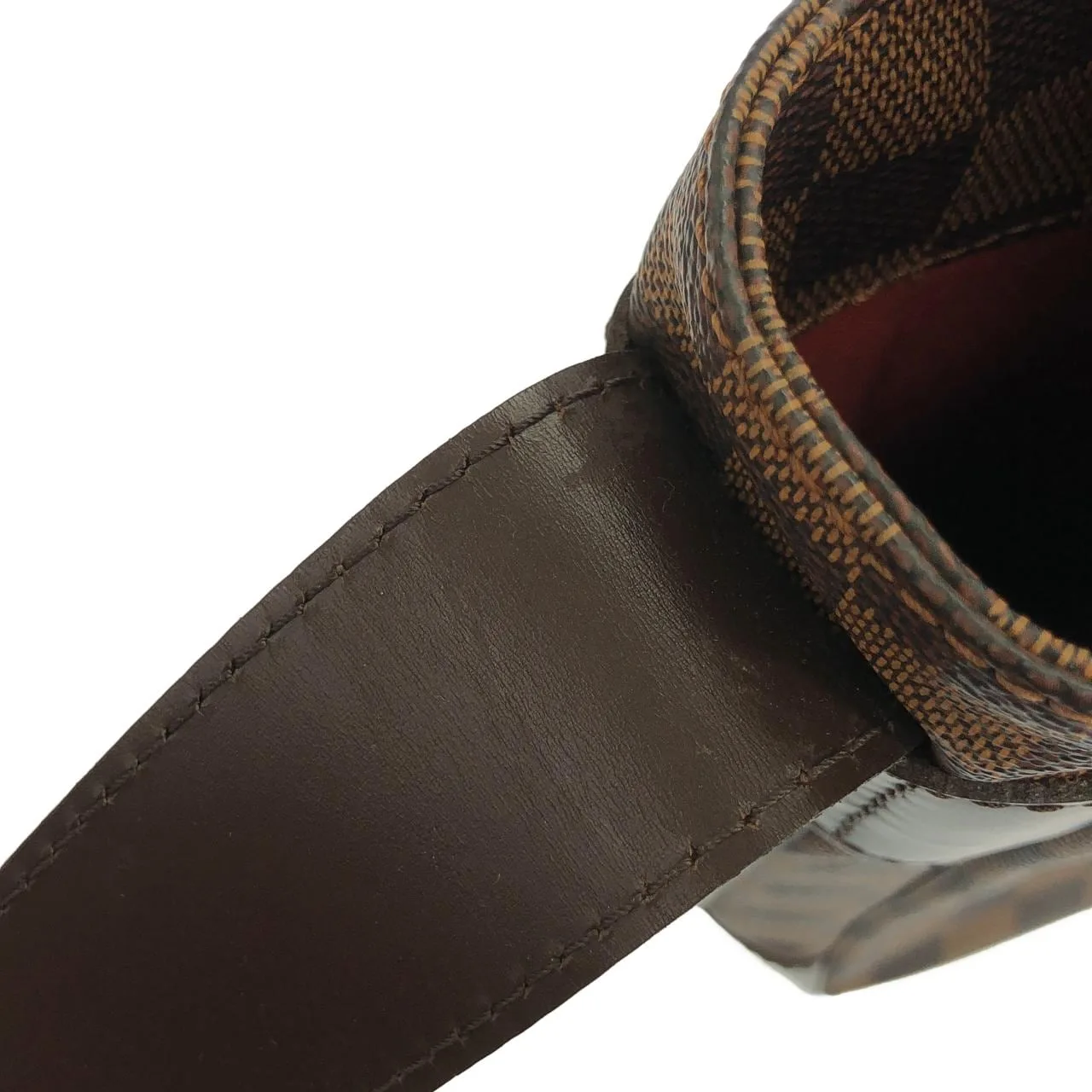 LOUIS VUITTON N45258 Shoulder Damier 黑色 Damier 中古品A - 縮圖 5