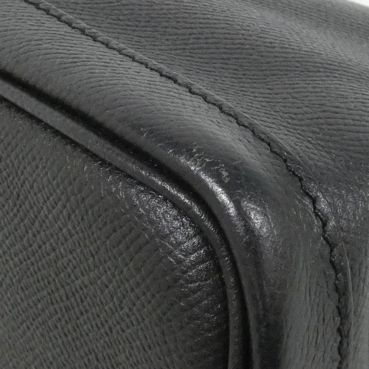 HERMES Garden Party 069574CK Tote Epsom Black Epsom Leather Rank A - Thumbnail 2