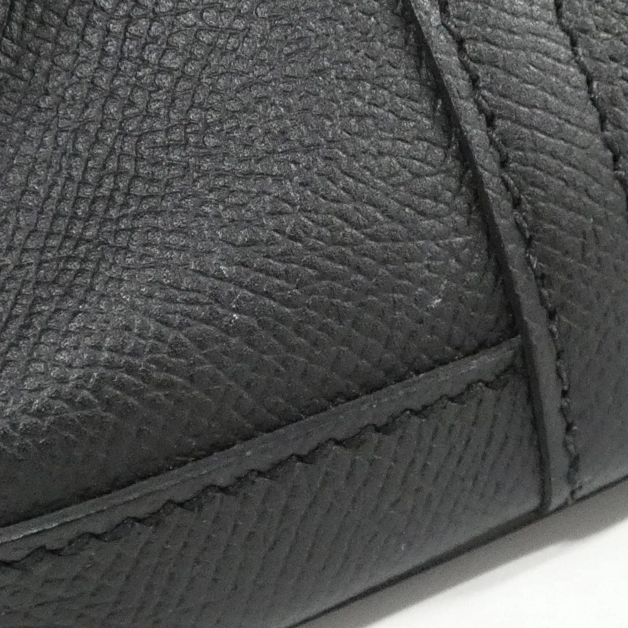 HERMES Garden Party 069574CK Tote Epsom Black Epsom Leather Rank A - Thumbnail 6