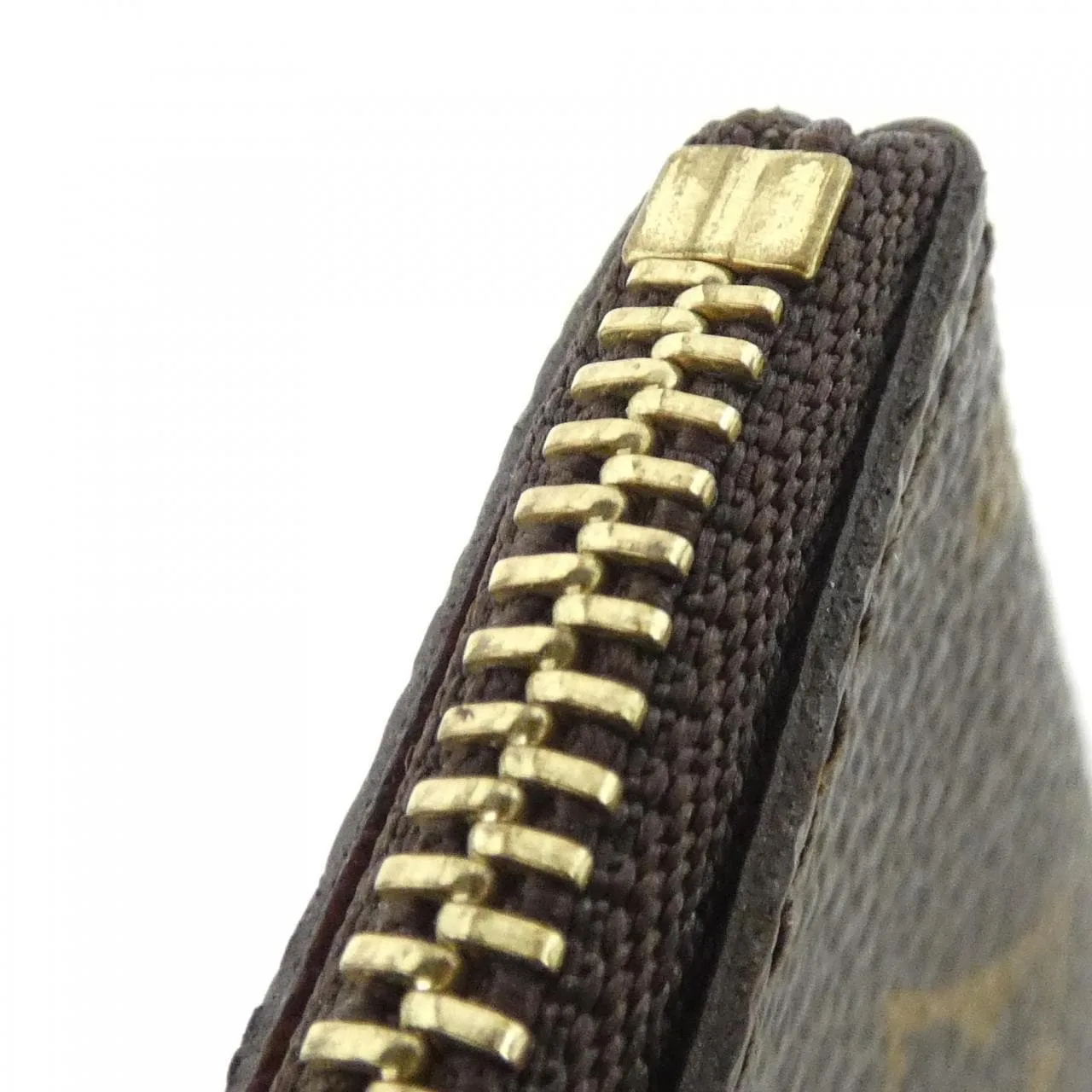 LOUIS VUITTON Pochette M62650 Coin Case Monogram 黑色 Monogram 中古品A - 縮圖 2