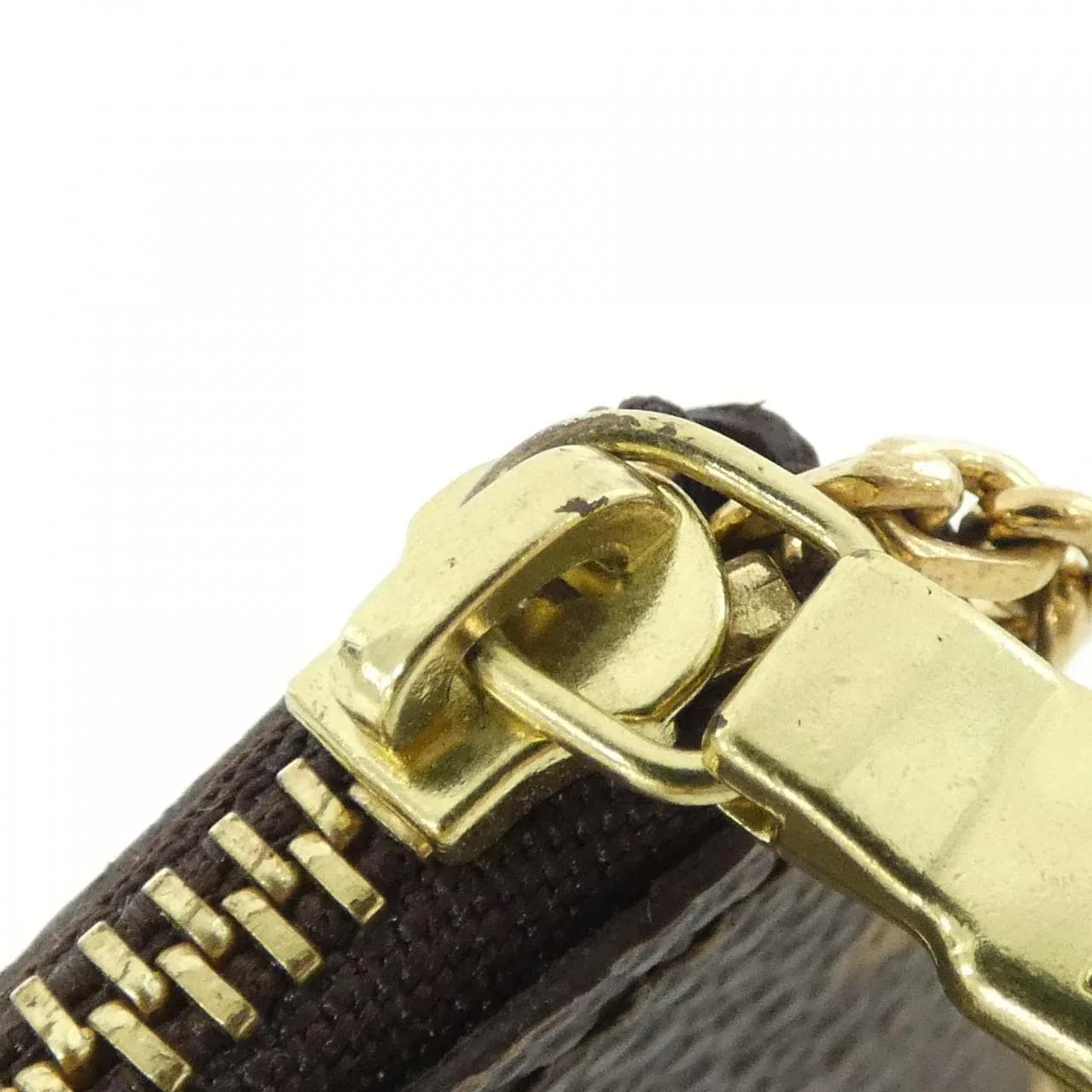 LOUIS VUITTON Pochette M62650 Coin Case Monogram 黑色 Monogram 中古品A - 縮圖 3