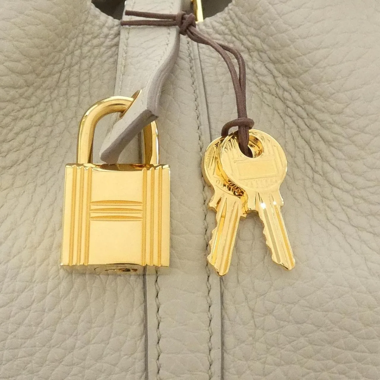 HERMES Picotin 056289CC Handbag Clemence 黑色 Clemence 皮 中古品A - 縮圖 3