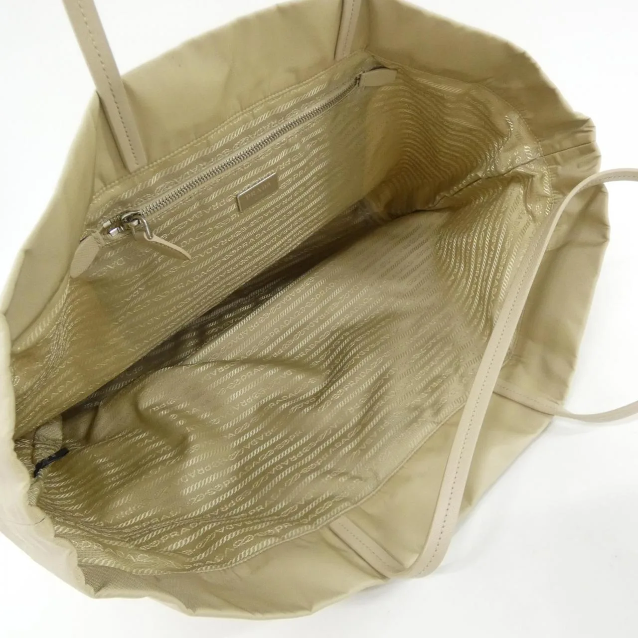 PRADA 1BG107 手提包 黑色 中古品A - 縮圖 9