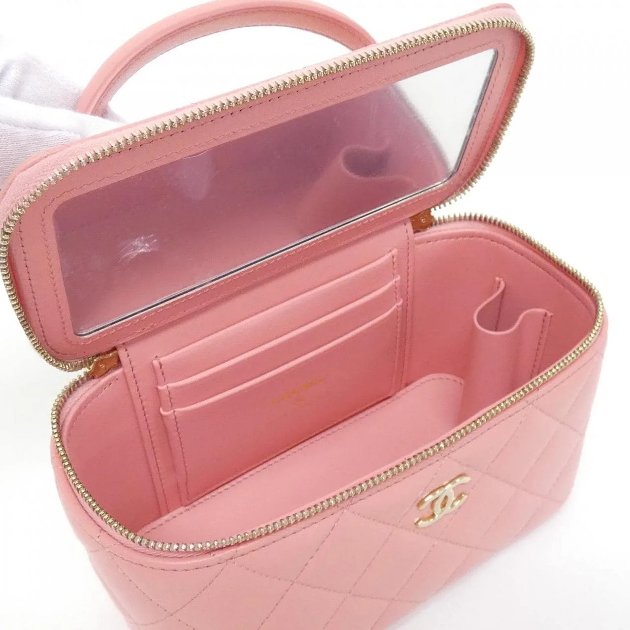 CHANEL Timeless Classic AP2199 Handbag Lambskin Pink Lambskin Rank A - Thumbnail 7