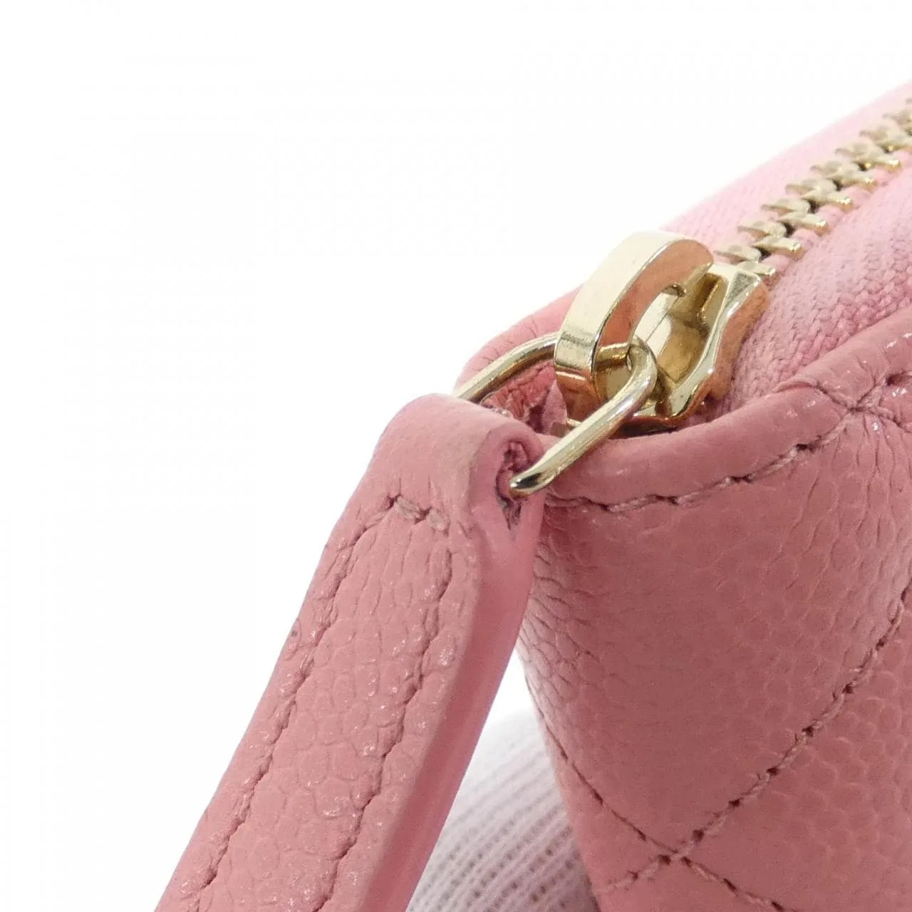 CHANEL Timeless Classic AP0216 Coin Case Grained Calfskin 粉色 荔枝紋牛皮 中古品A - 縮圖 5