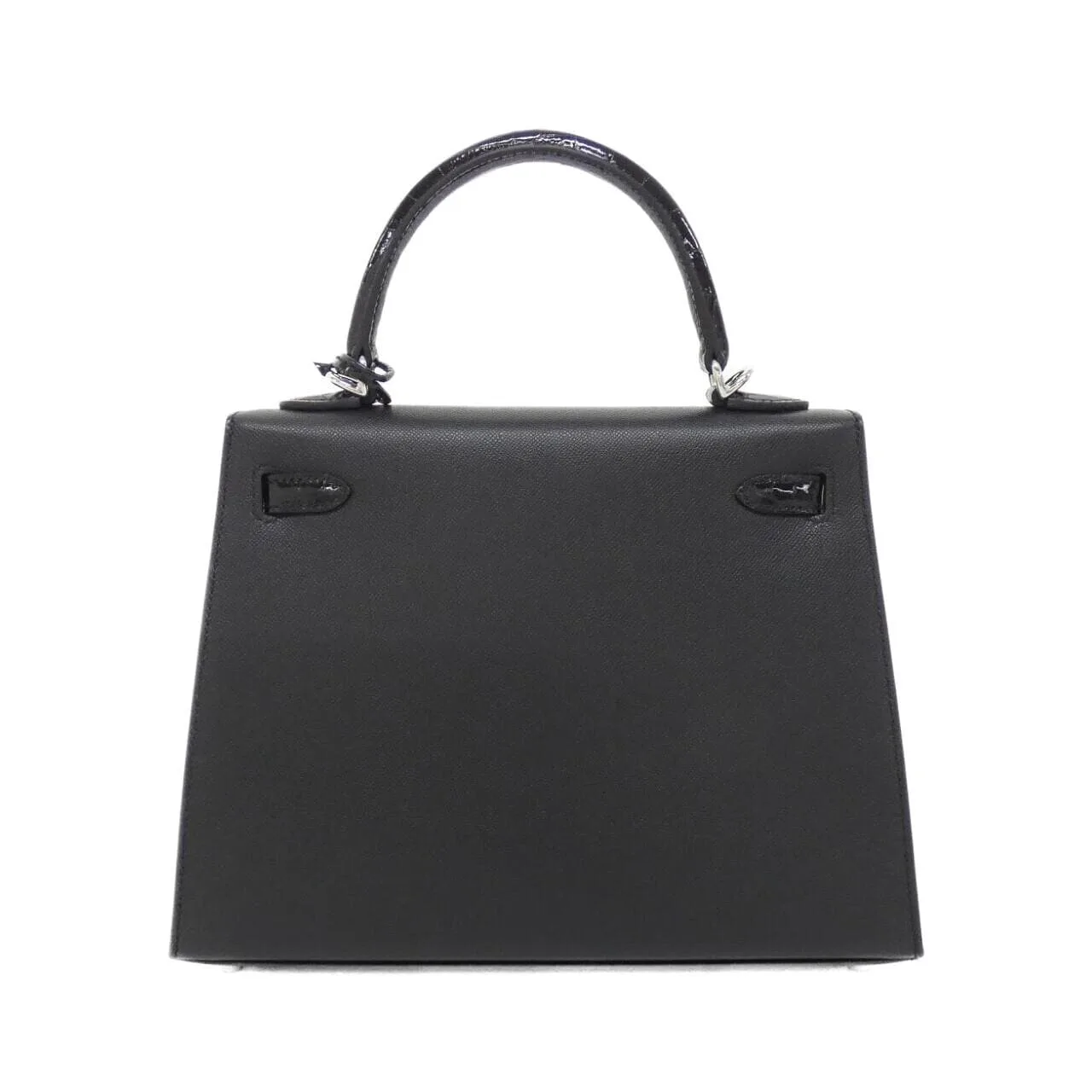 HERMES Kelly 082735CK Handbag Black Rank A - Thumbnail 2