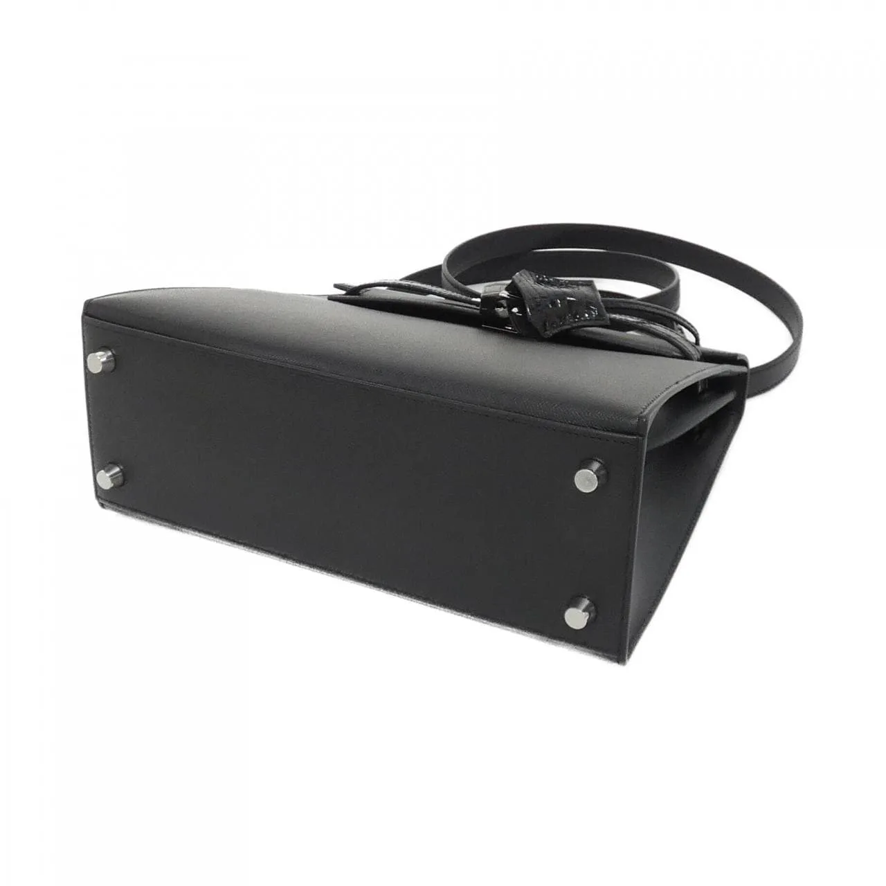 HERMES Kelly 082735CK Handbag Black Rank A - Thumbnail 3